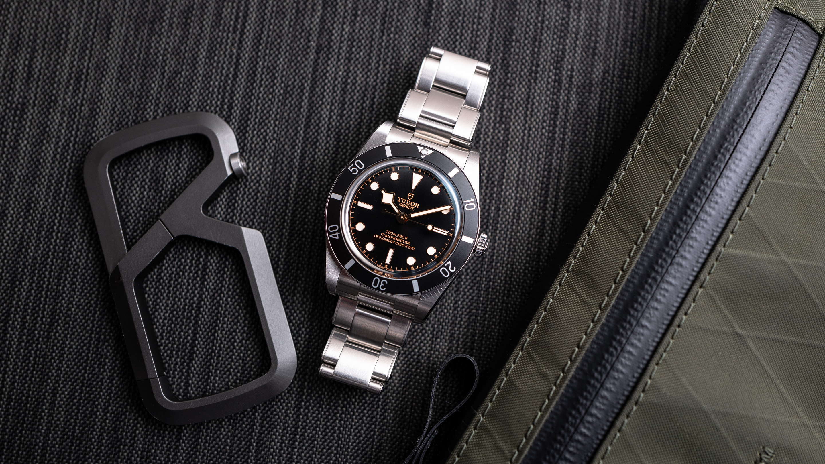 Tudor black discount bay in house