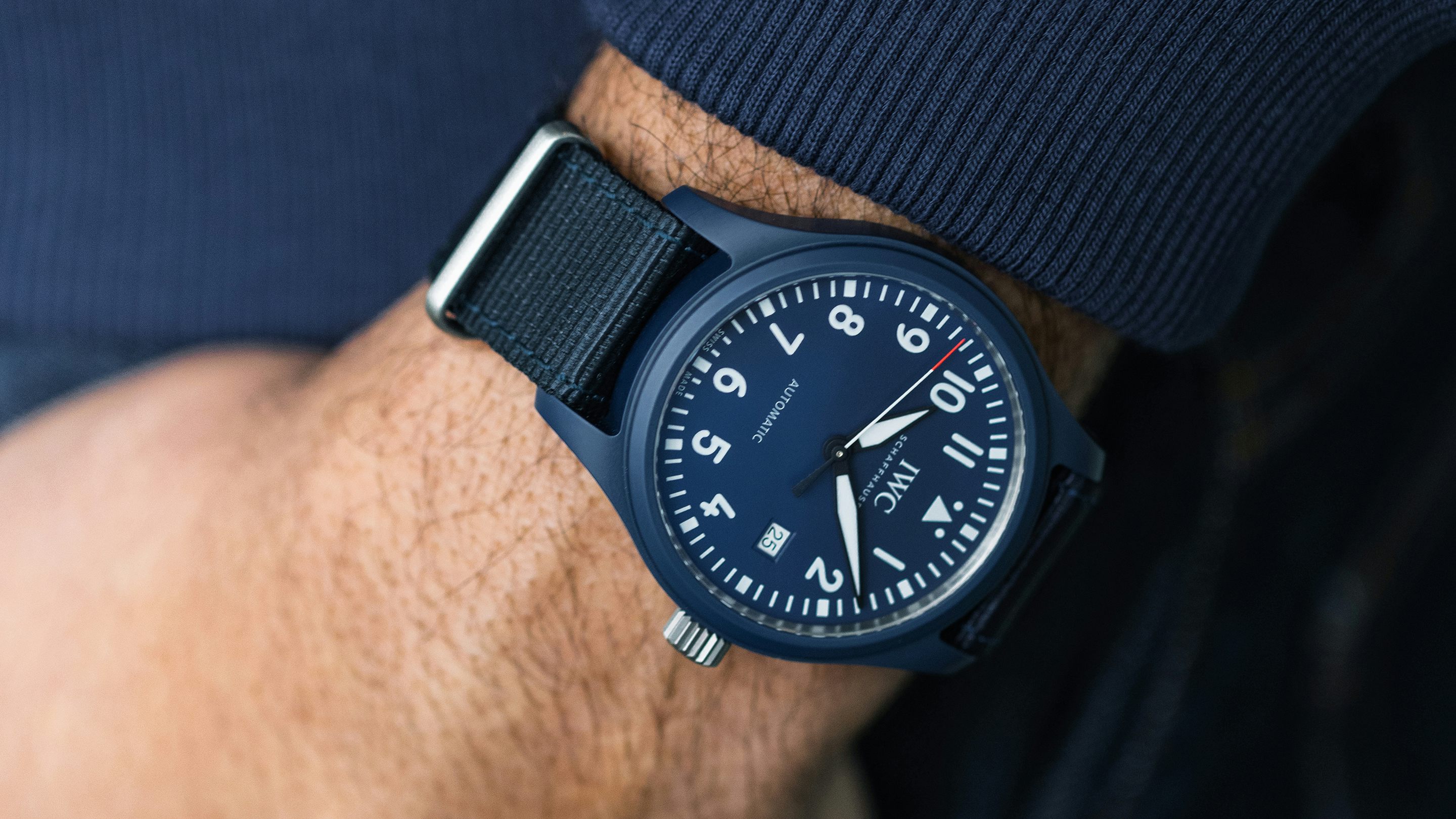 A New Blue Ceramic Watch From IWC