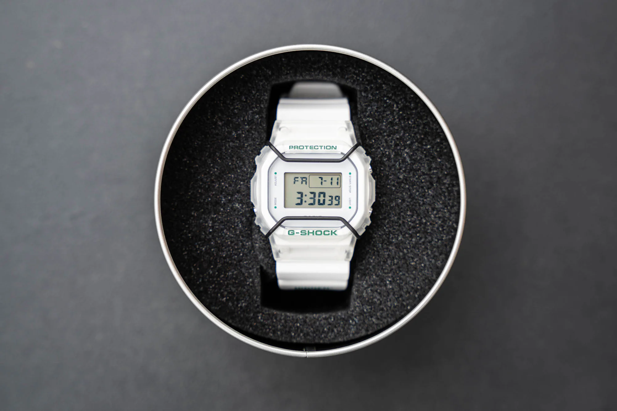 Hidden G-SHOCK in container