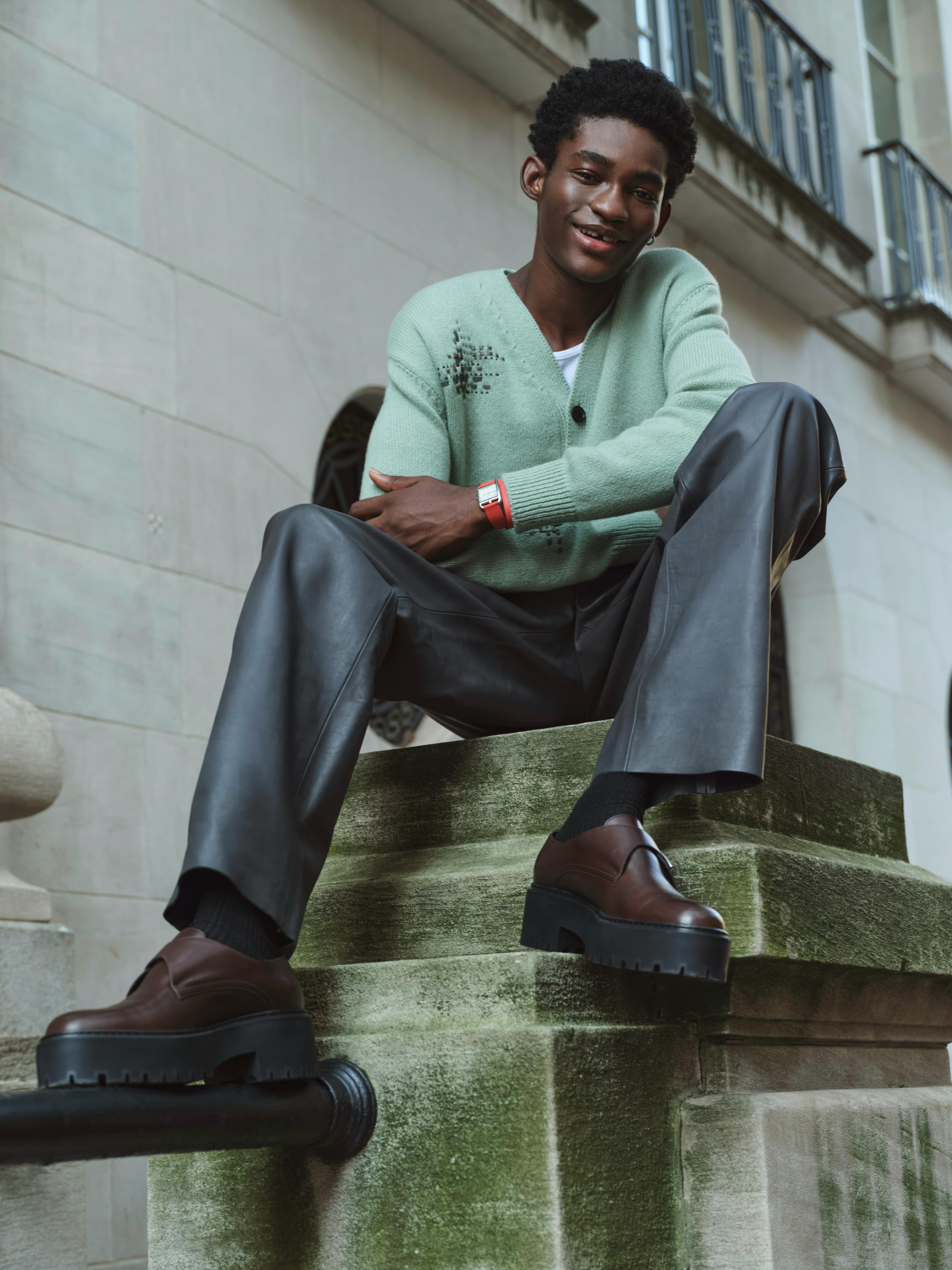 Hermes watch on model 