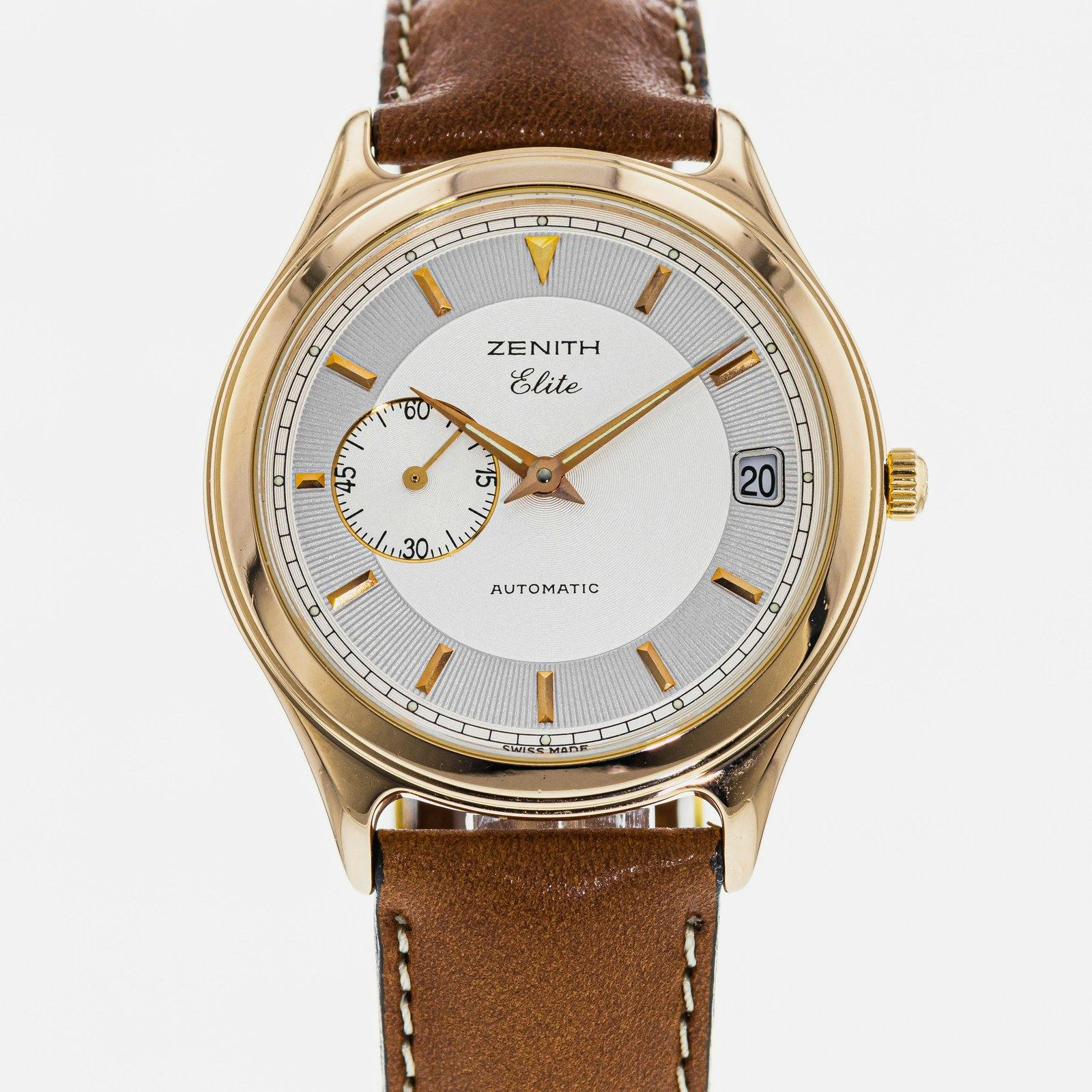 A soldier image of the Zenith Elite Small Seconds watch