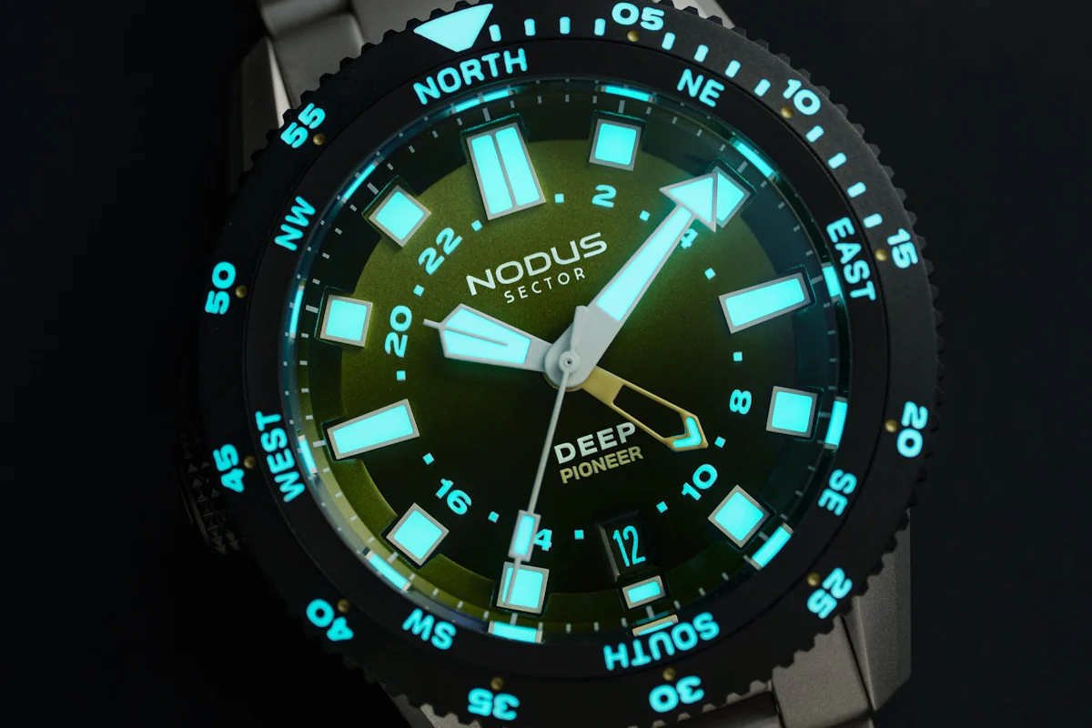 Introducing: The Nodus Sector Deep Pioneer Goes Green - Hodinkee