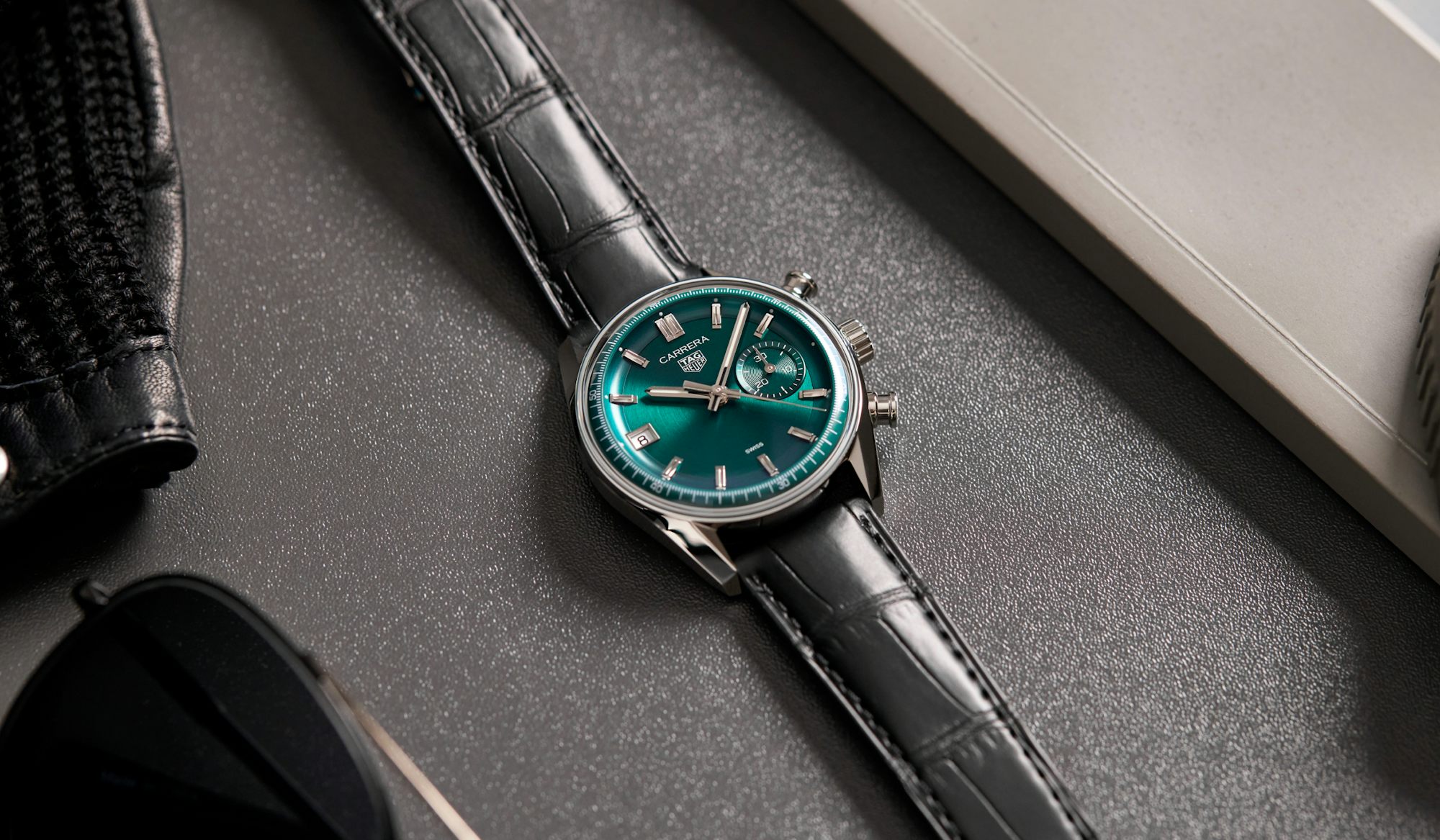 Shop Spotlight: The Iconic TAG Heuer Carrera Dato Goes Green