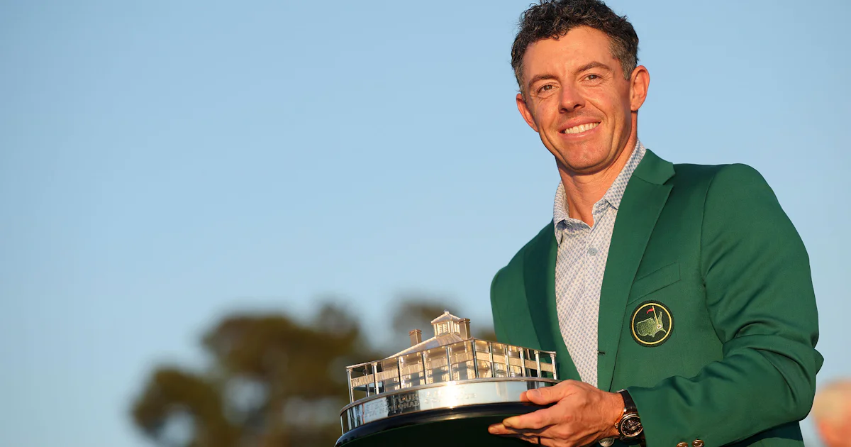 Omega De Ville - Watch Spotting: Rory McIlroy Lifts His Second Straight Green Jacket Wearing A Omega De Ville Tourbillon