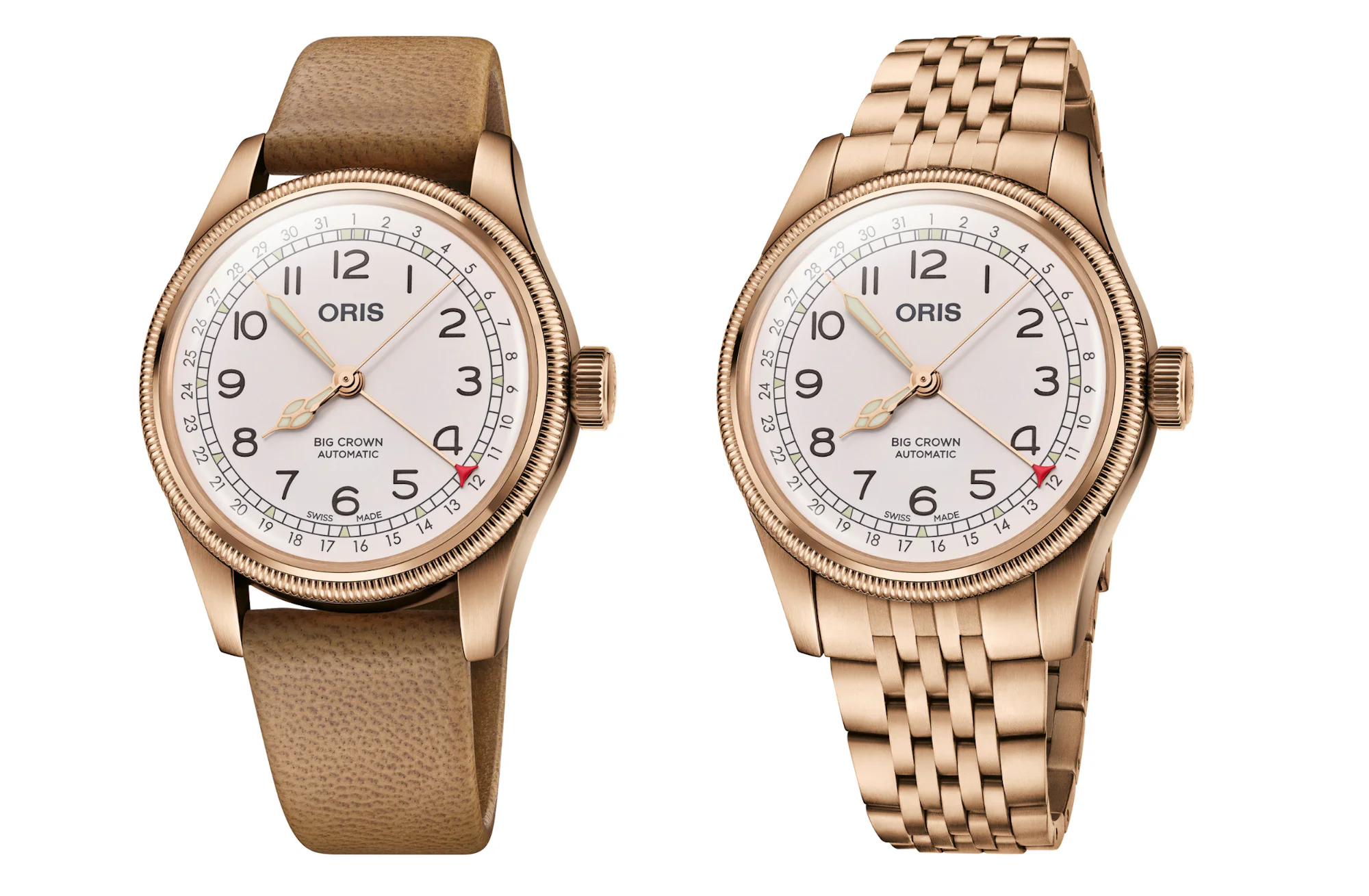 oris big crown pointer date father time