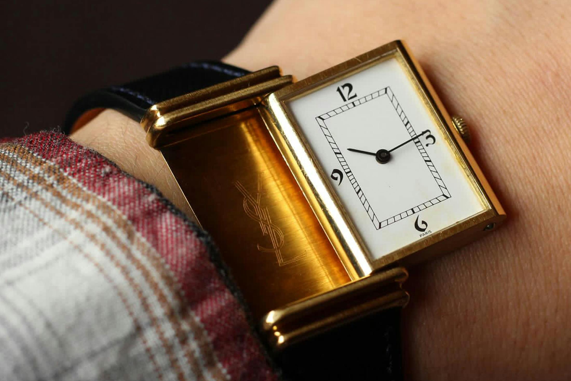 YSL reverse watch 