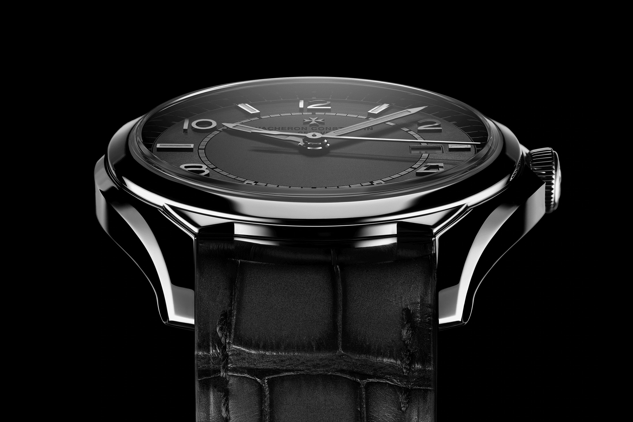 The case details of the Vacheron Constantin Fiftysix. 