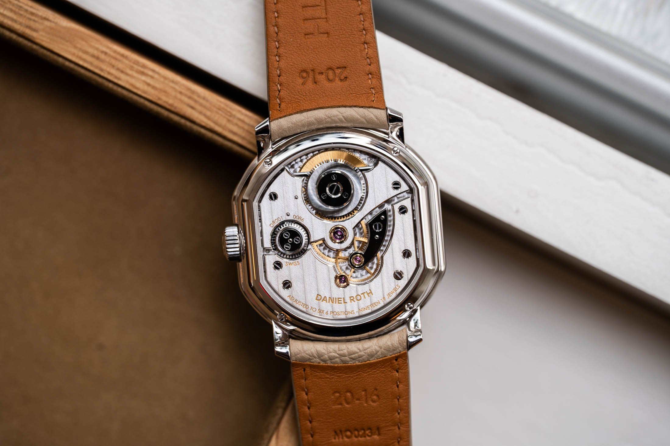 Daniel Roth Tourbillon PT Caseback shot