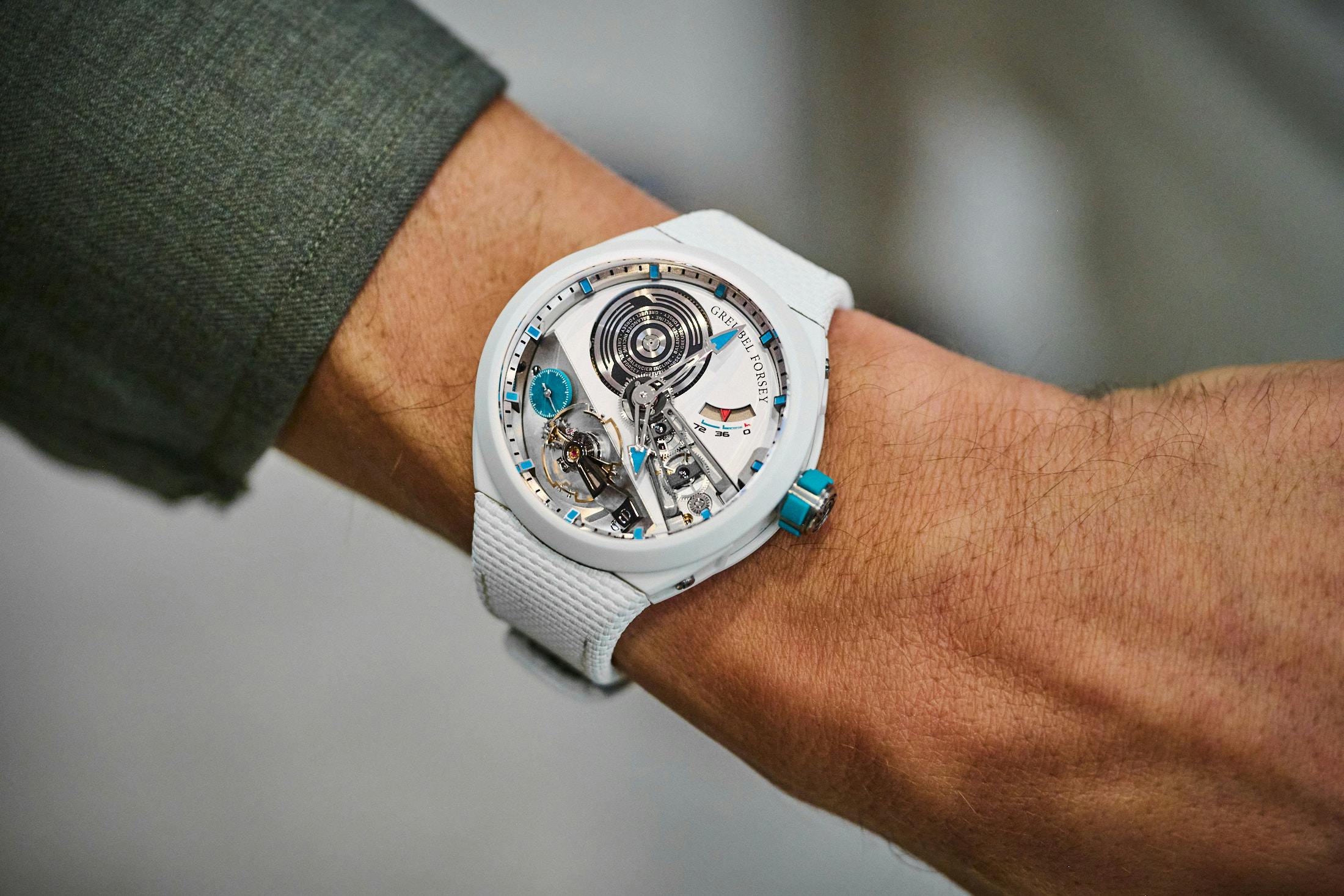 Greubel Forsey Balancier Convexe S2 in white ceramic limited to 7 pieces, one for each of the Emirates