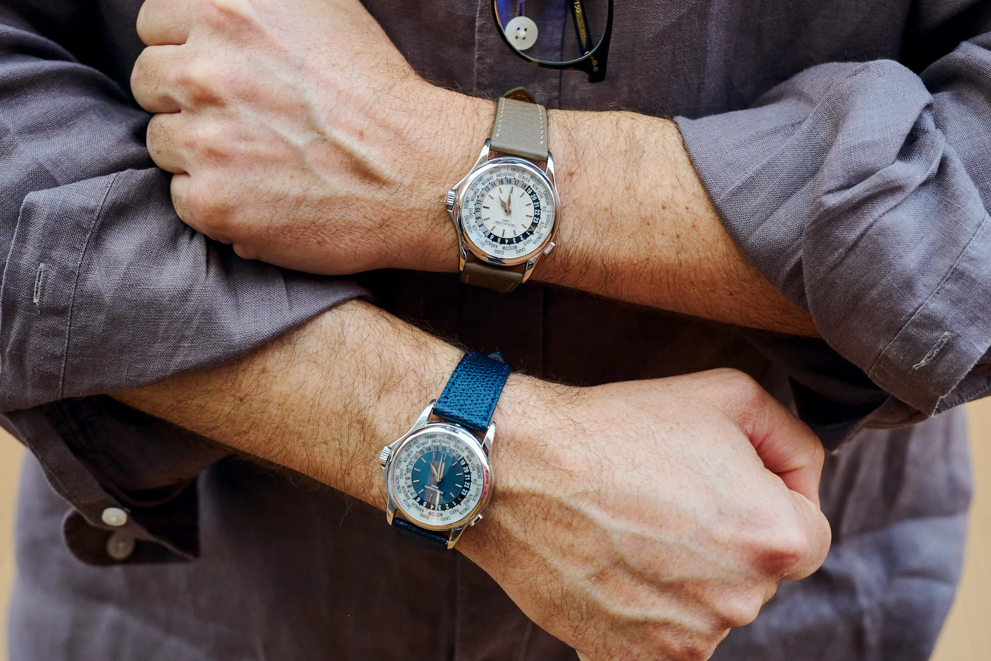 Two Patek World Times