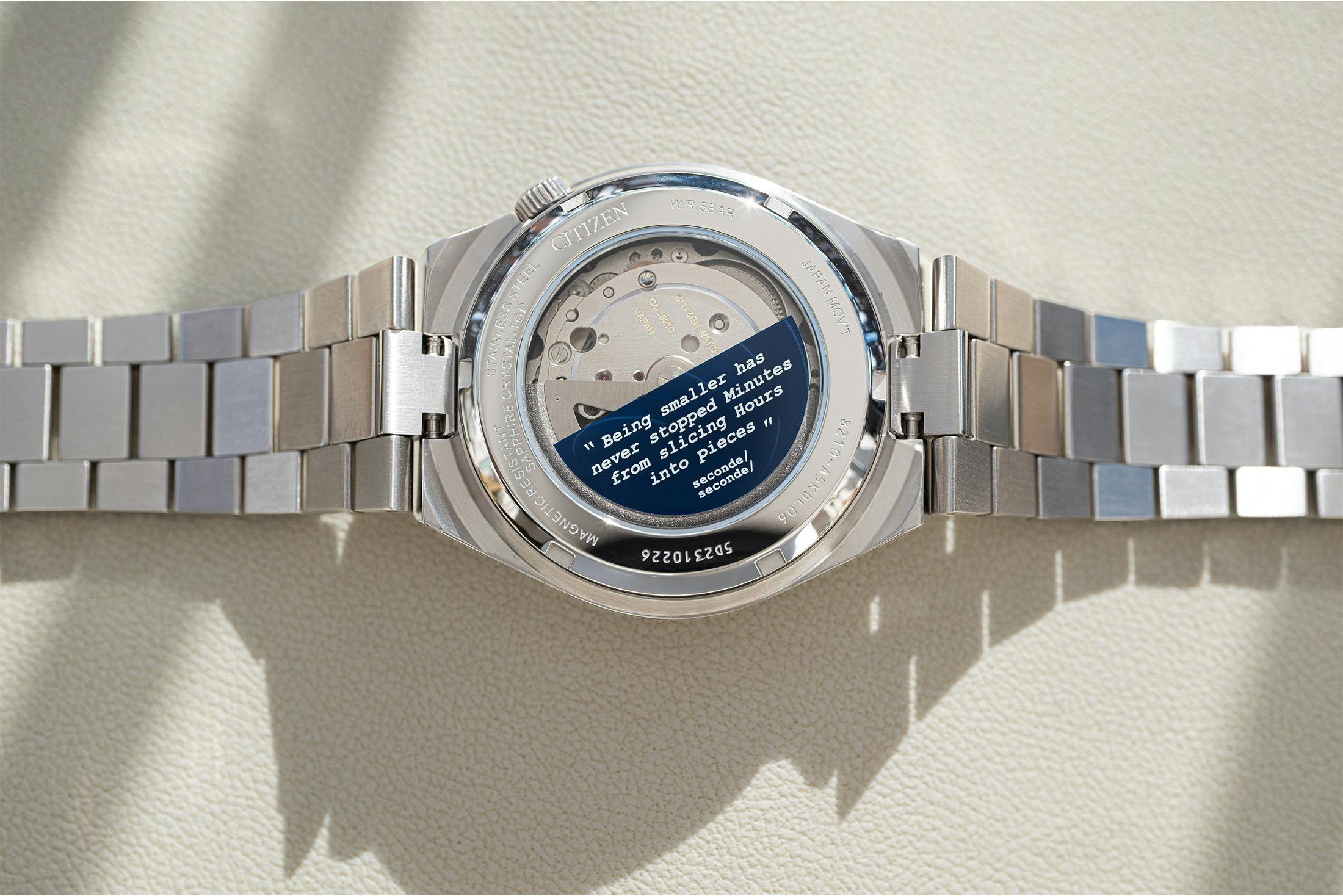 The Citizen Tsuyosa seconde/seconde/