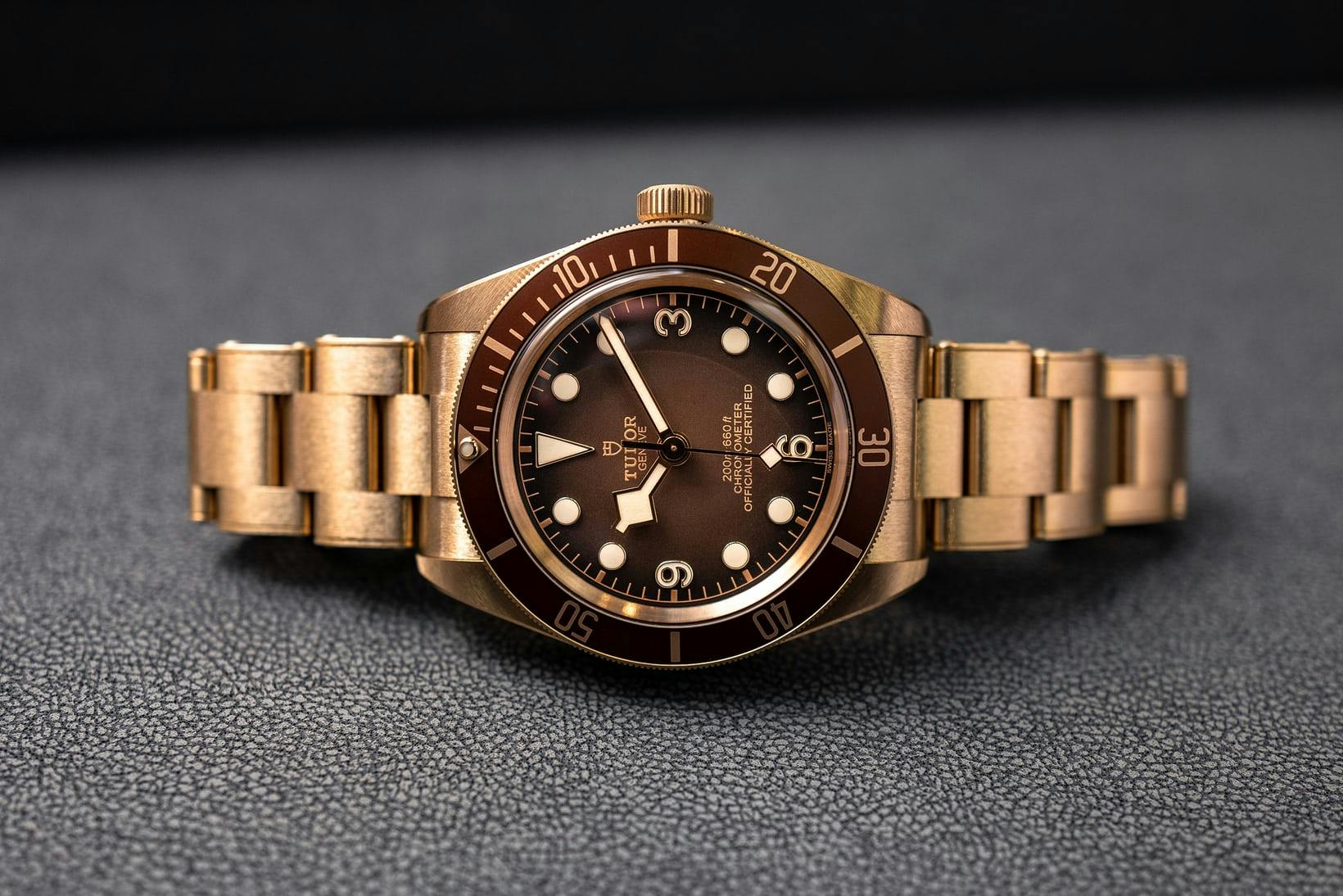 A Tudor Bronze Black Bay watch 