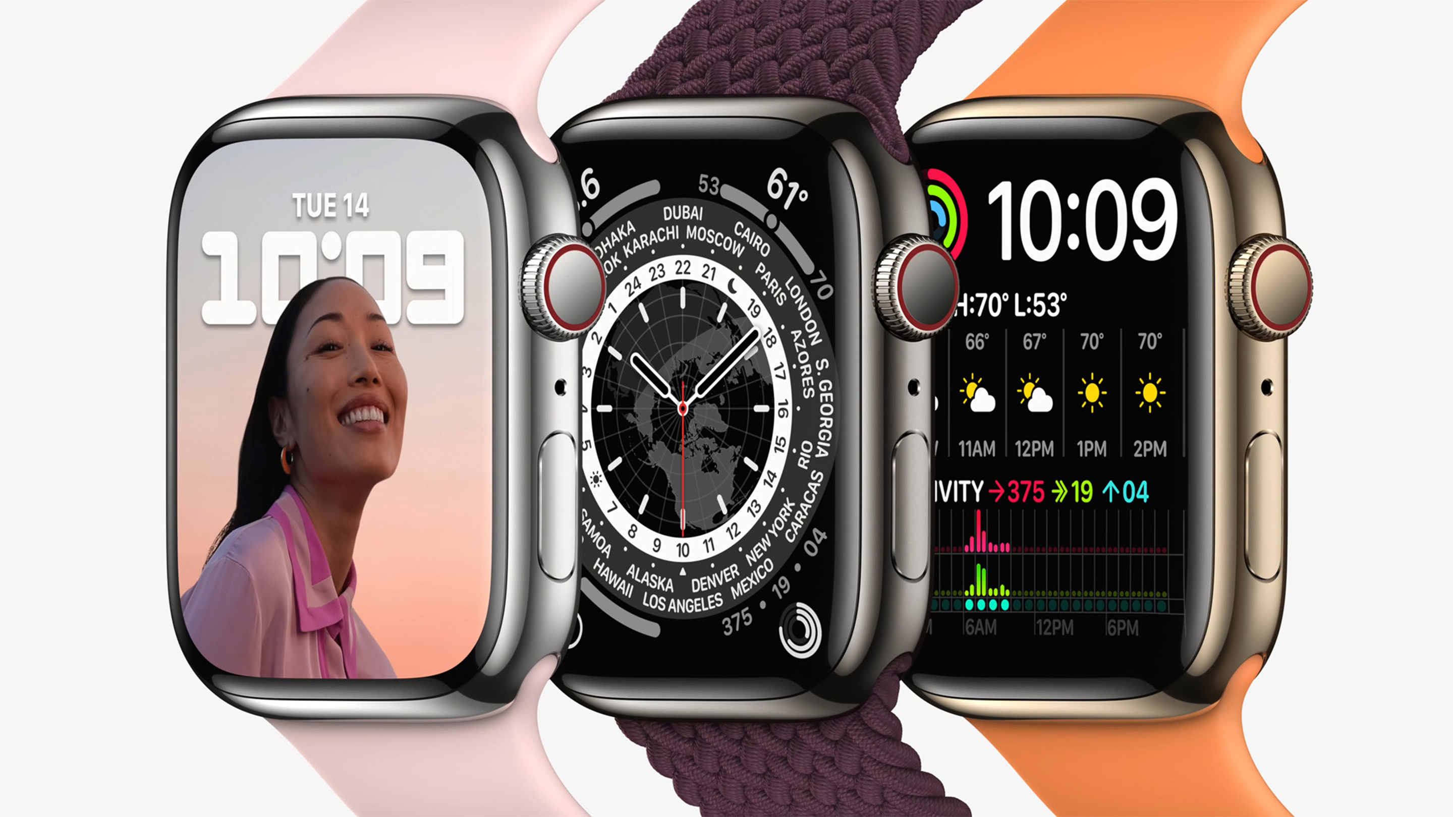 Apple announces the launch of Apple Watch Series 7, running WatchOS 8