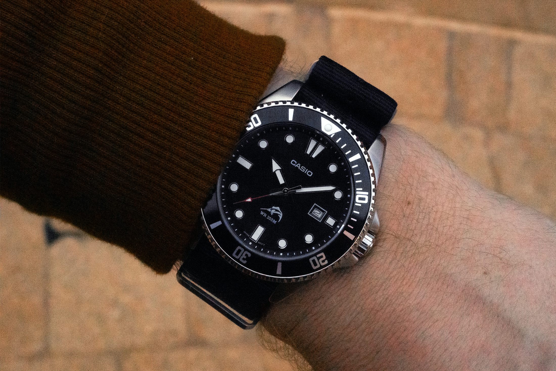 Casio Men's Dive-Style Watch, Green 