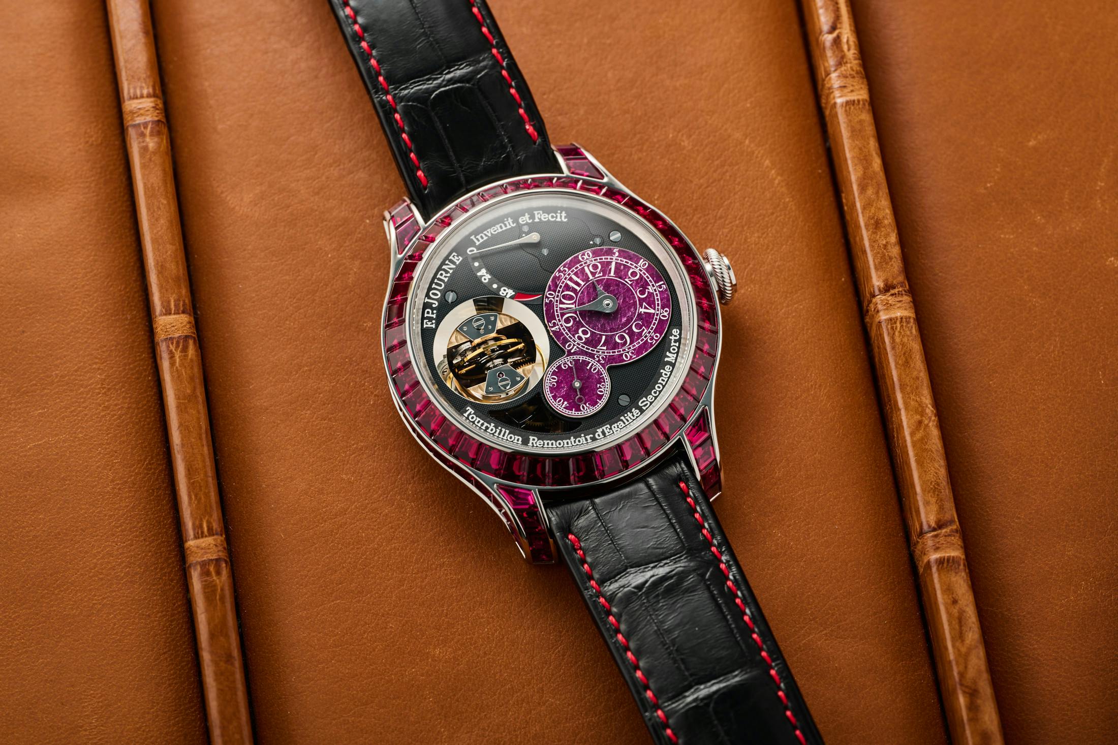 F.P. Journe Tourbillon Souverain Vertical Joillaire Rubis