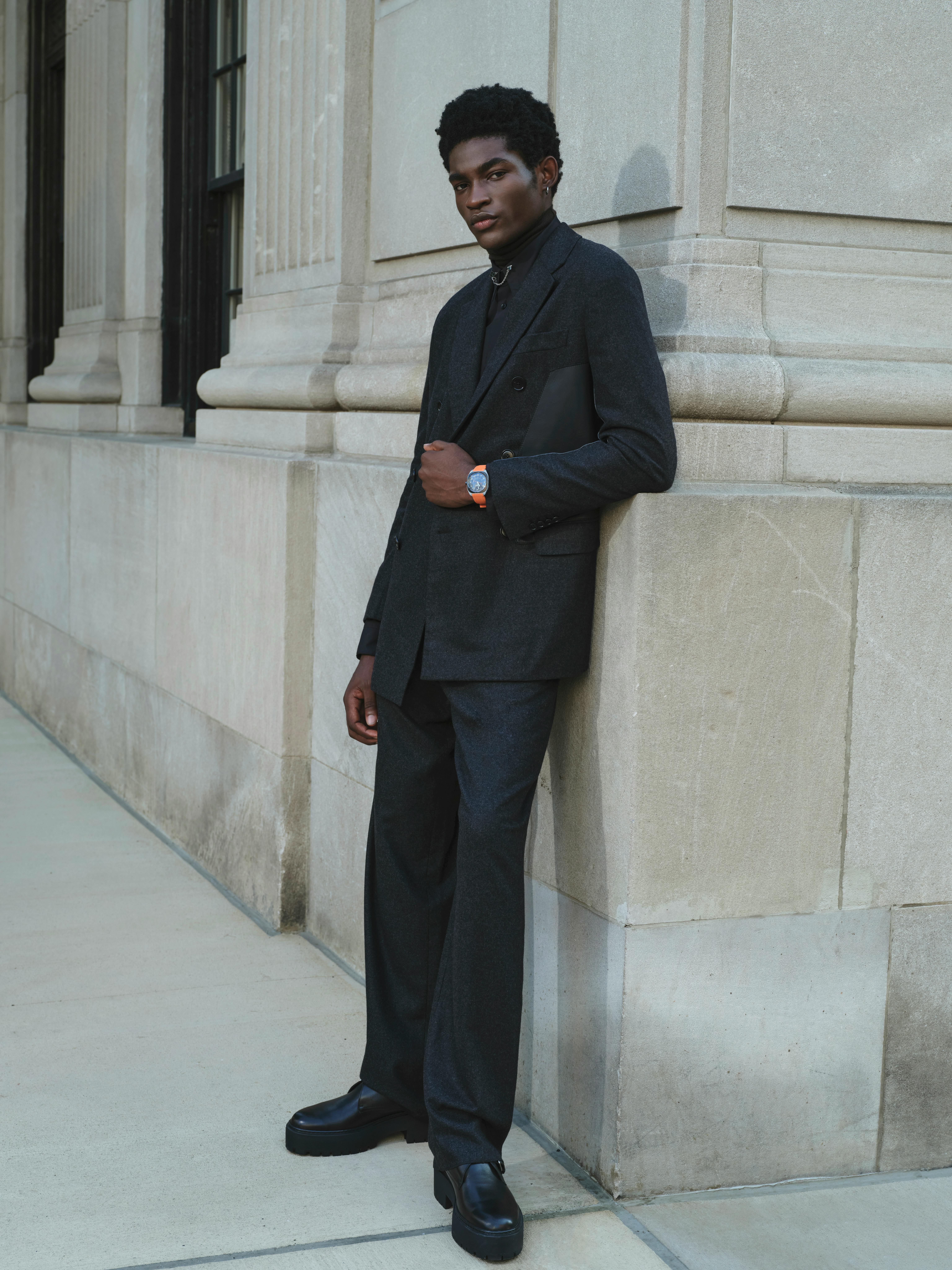 Hermes watch on model 