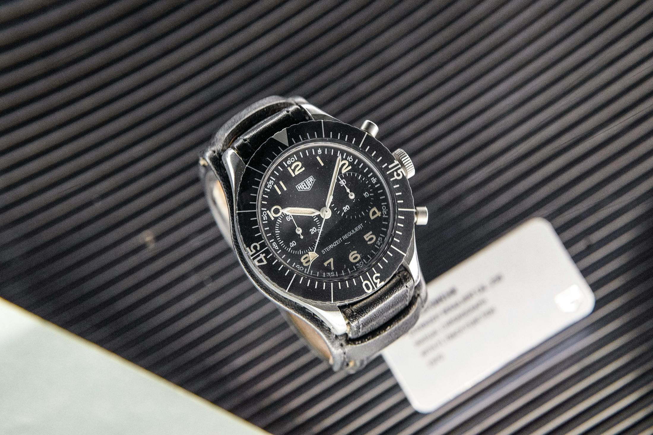 A Heuer chronograph