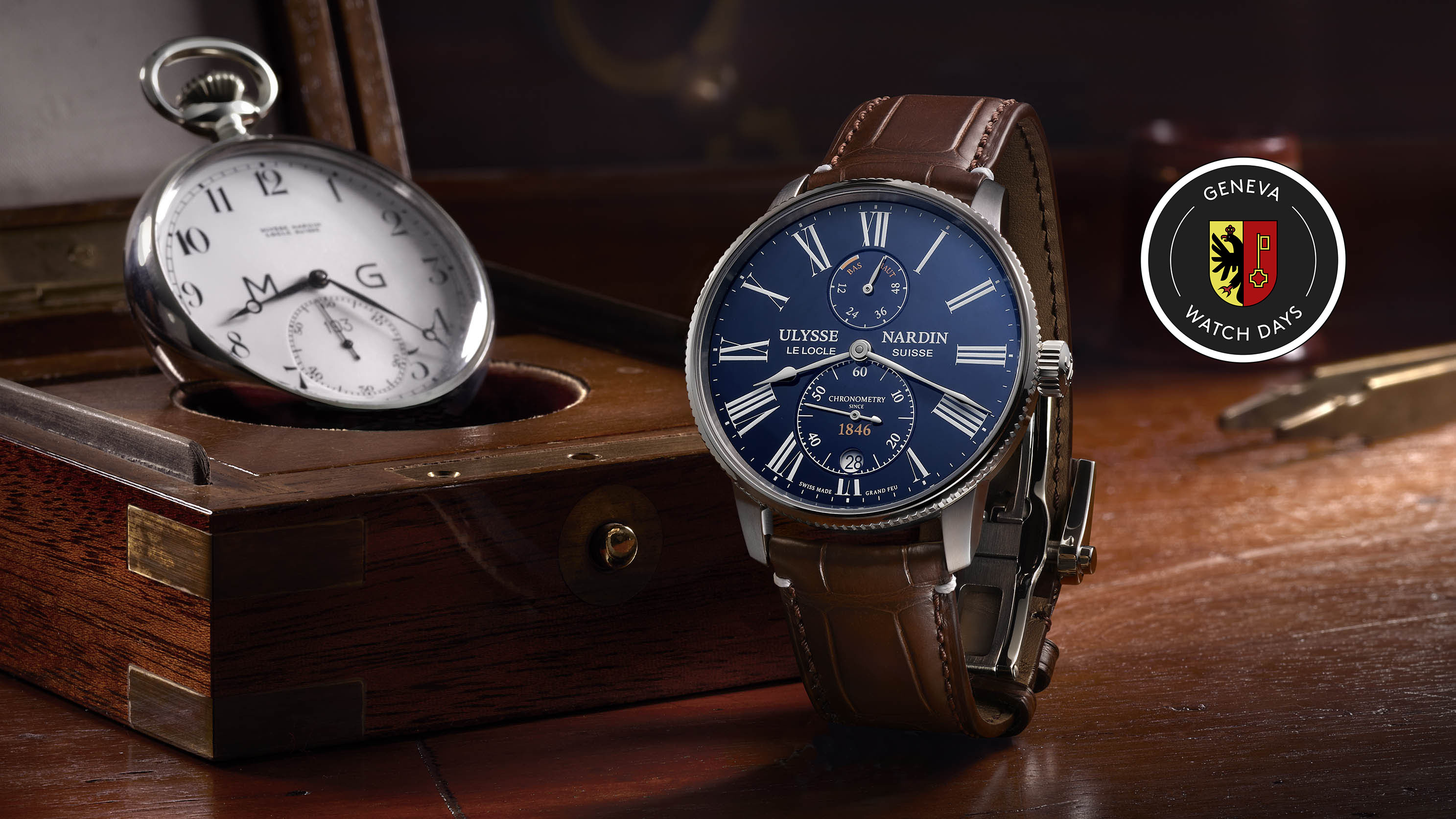 The Ulysse Nardin Chronometry Collection Marine Torpilleur Blue