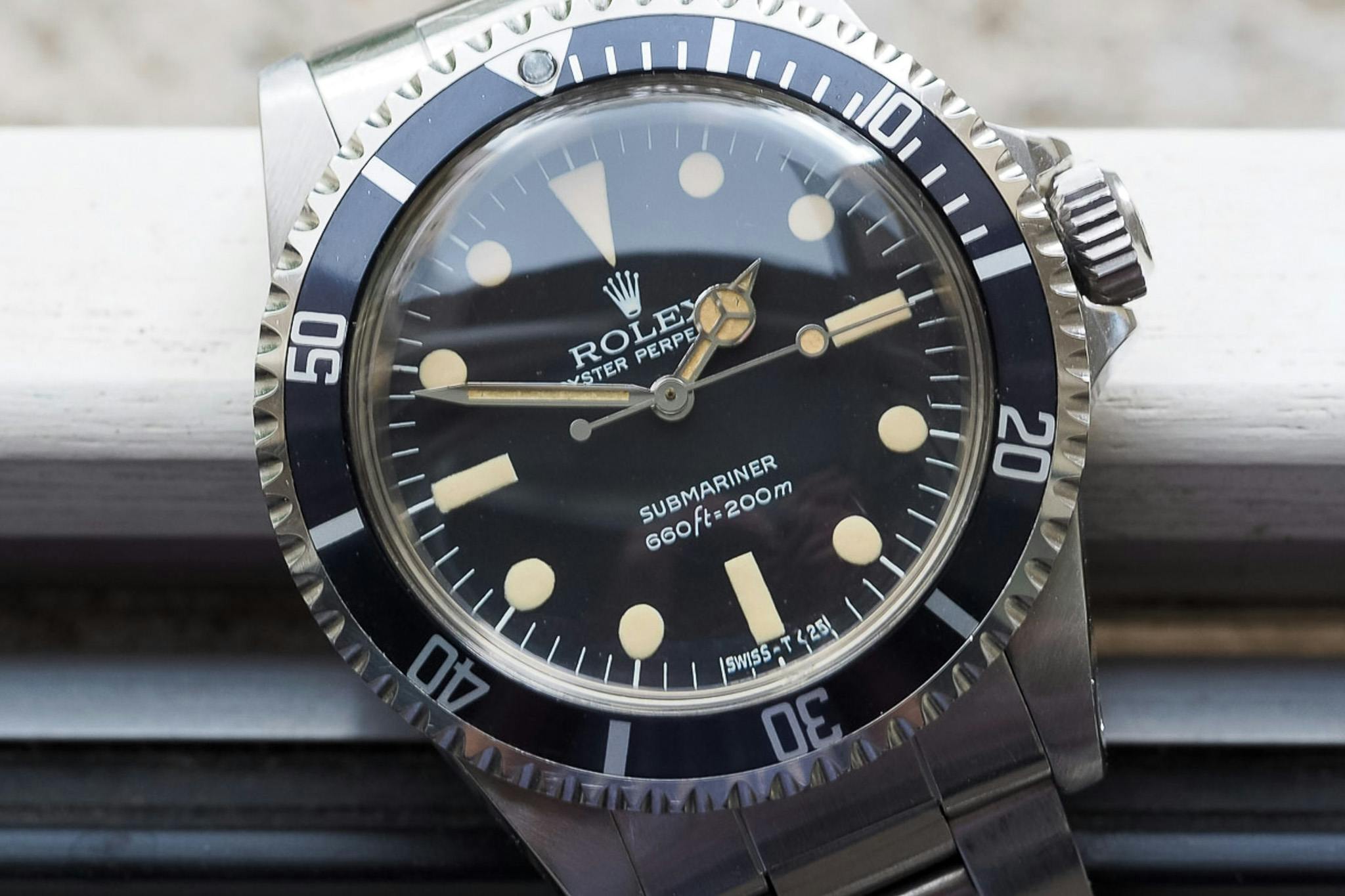 rolex submariner 5513 matte dial