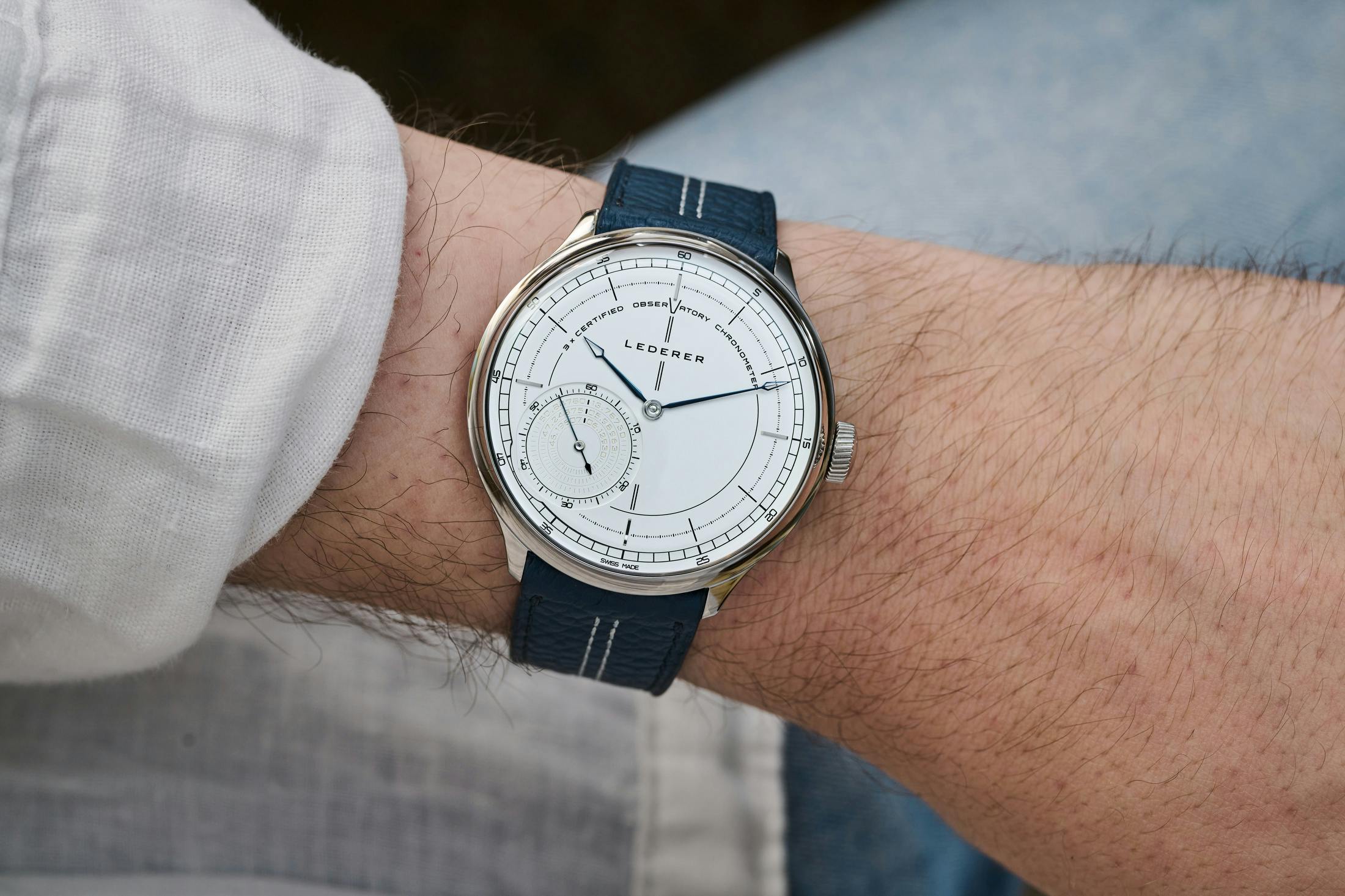 Bernhard Lederer Three-Times Certified Observatory Chronometer