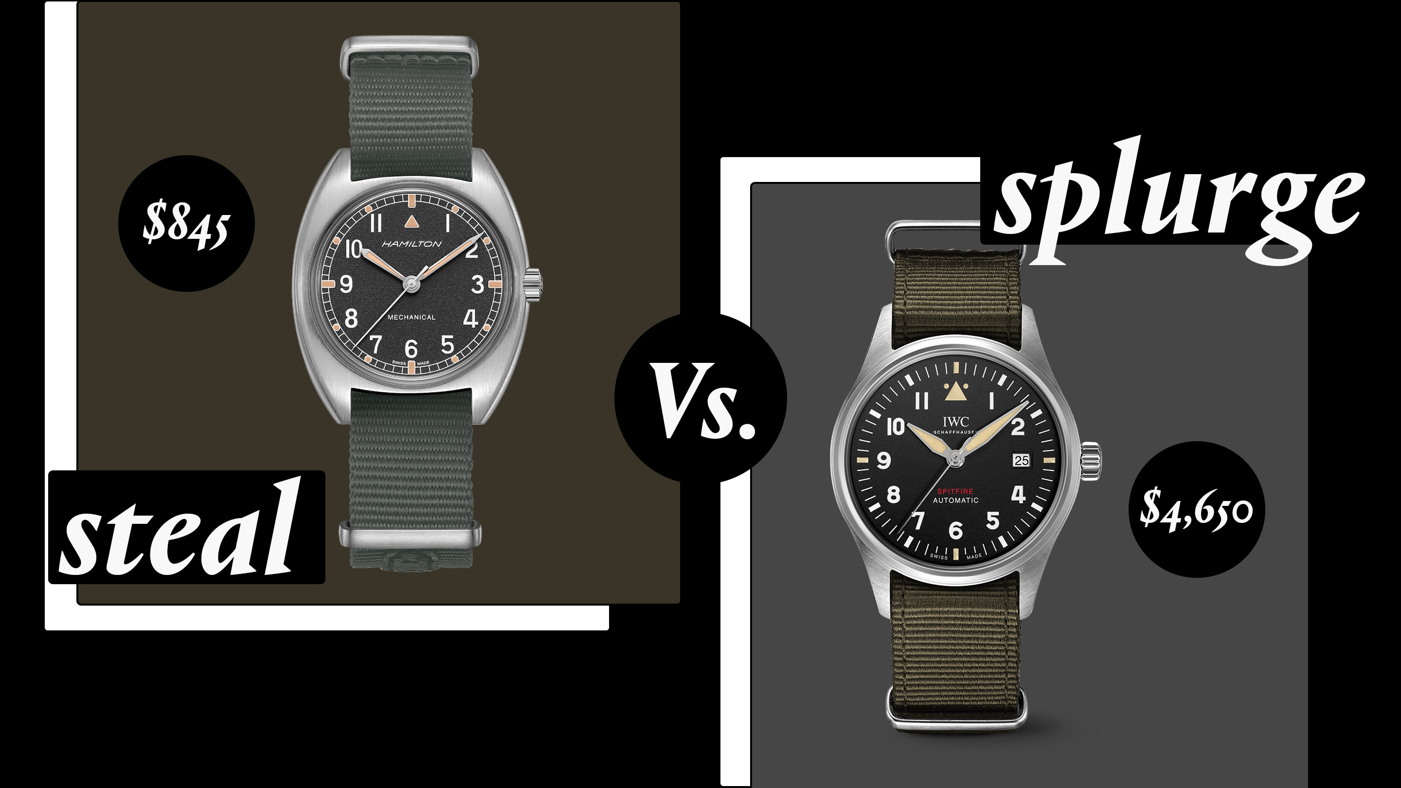 Iwc spitfire 2025 vs mark xviii