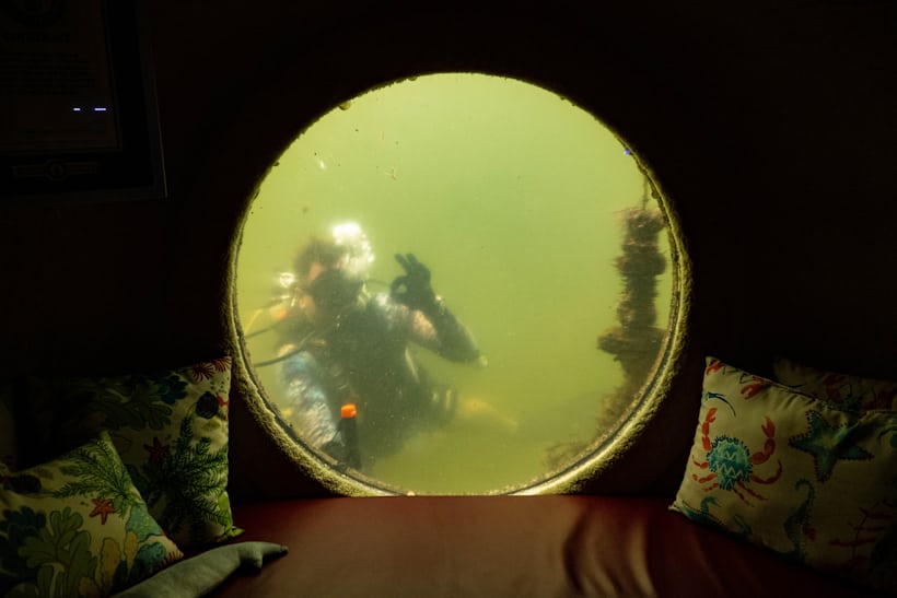 picture of me out the window in Jules Undersea
