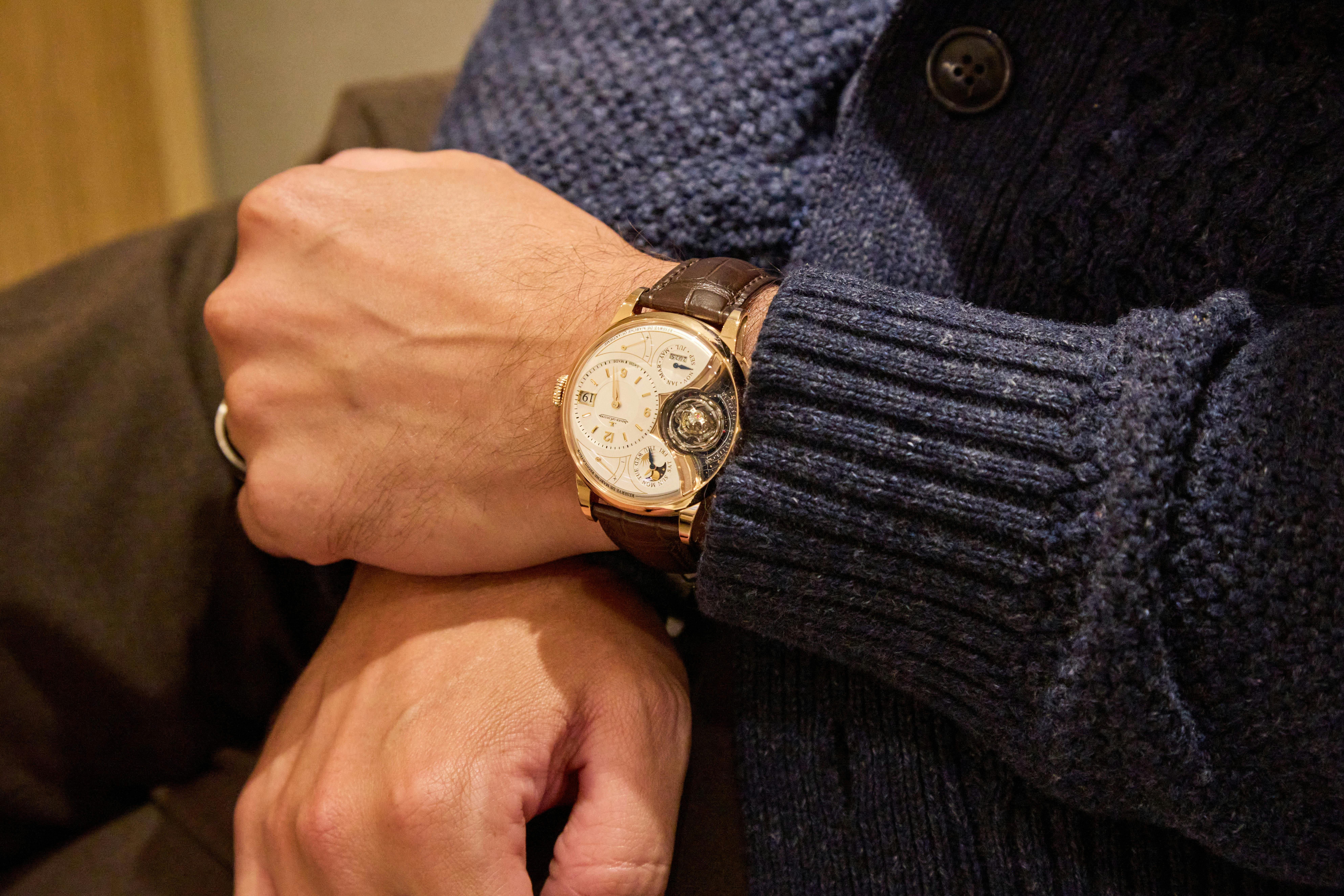 James Stacey's wrist