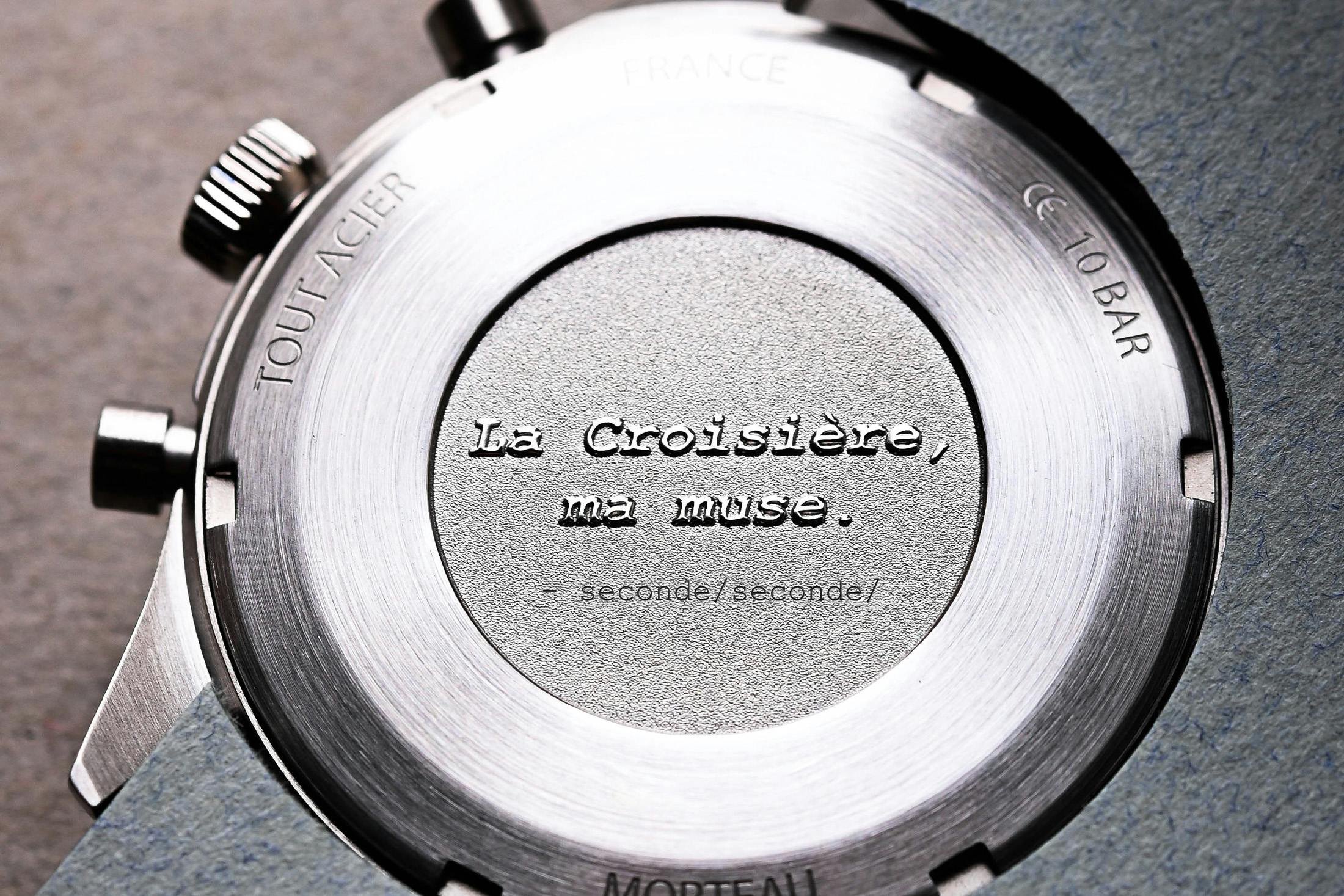 Yema x seconde/seconde Yachtingraff caseback