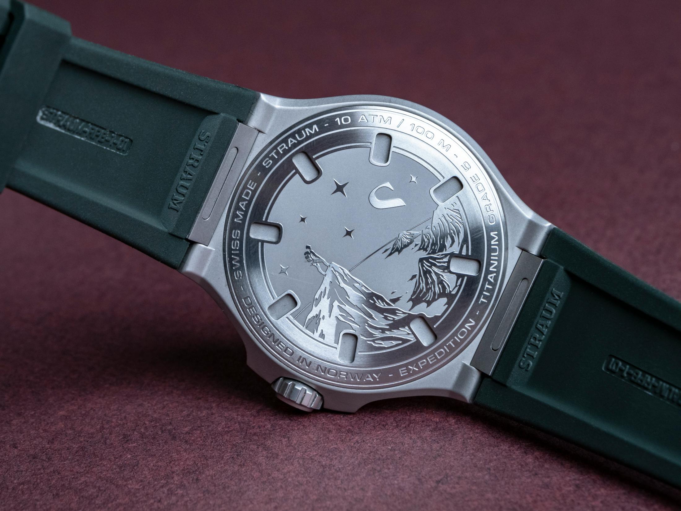 Straum Expedition Engraved Caseback