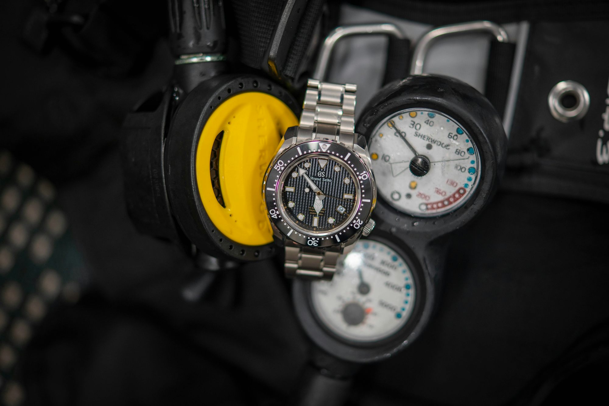 watch and depth gauge