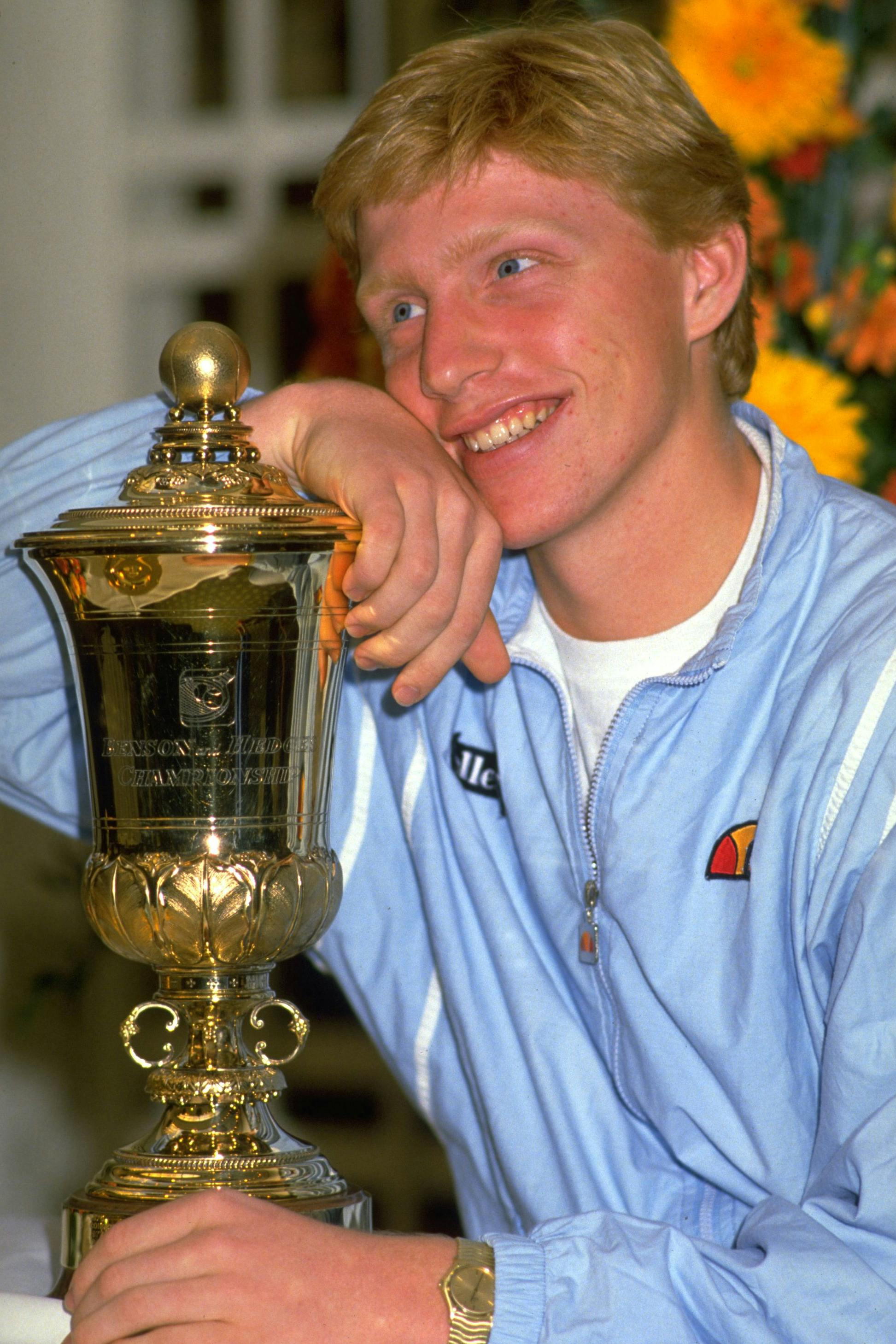Boris Becker wearing an Ebel 