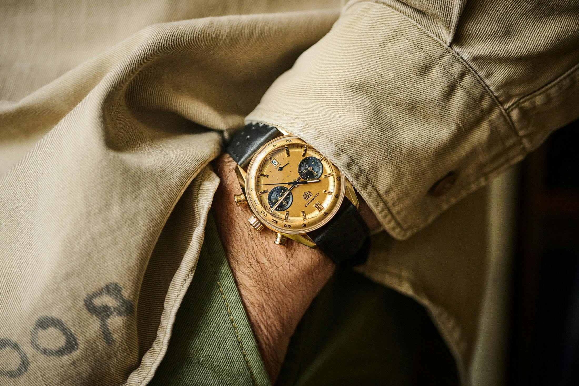TAG Heuer Carrera Gold watch