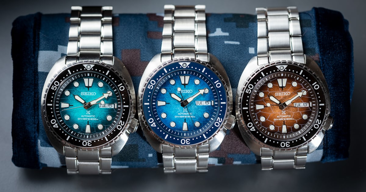 Seiko Turtle Divers: SRPH55, SRPH57, and SRPH59