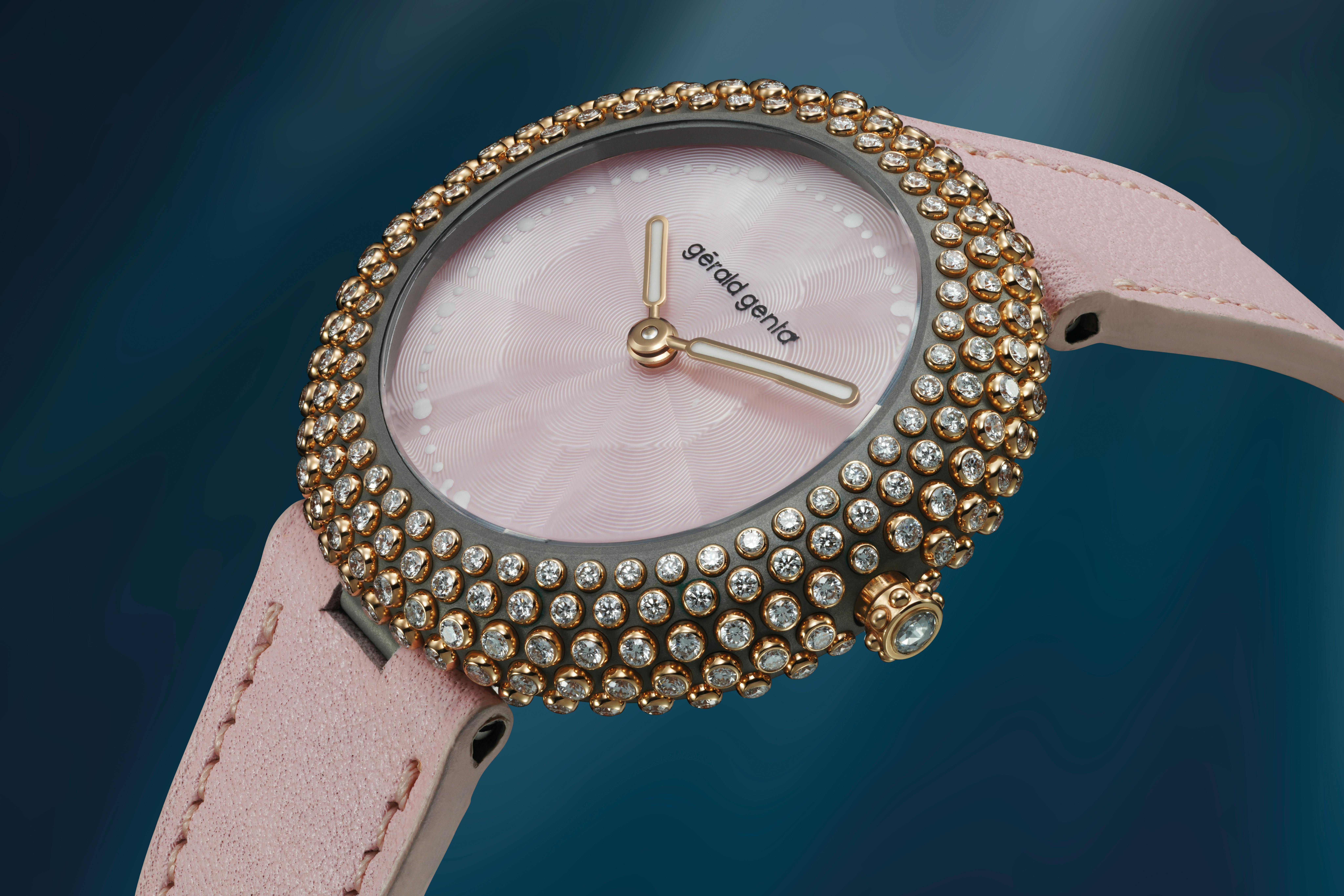 Pink gold and diamond Gentissima Oursin