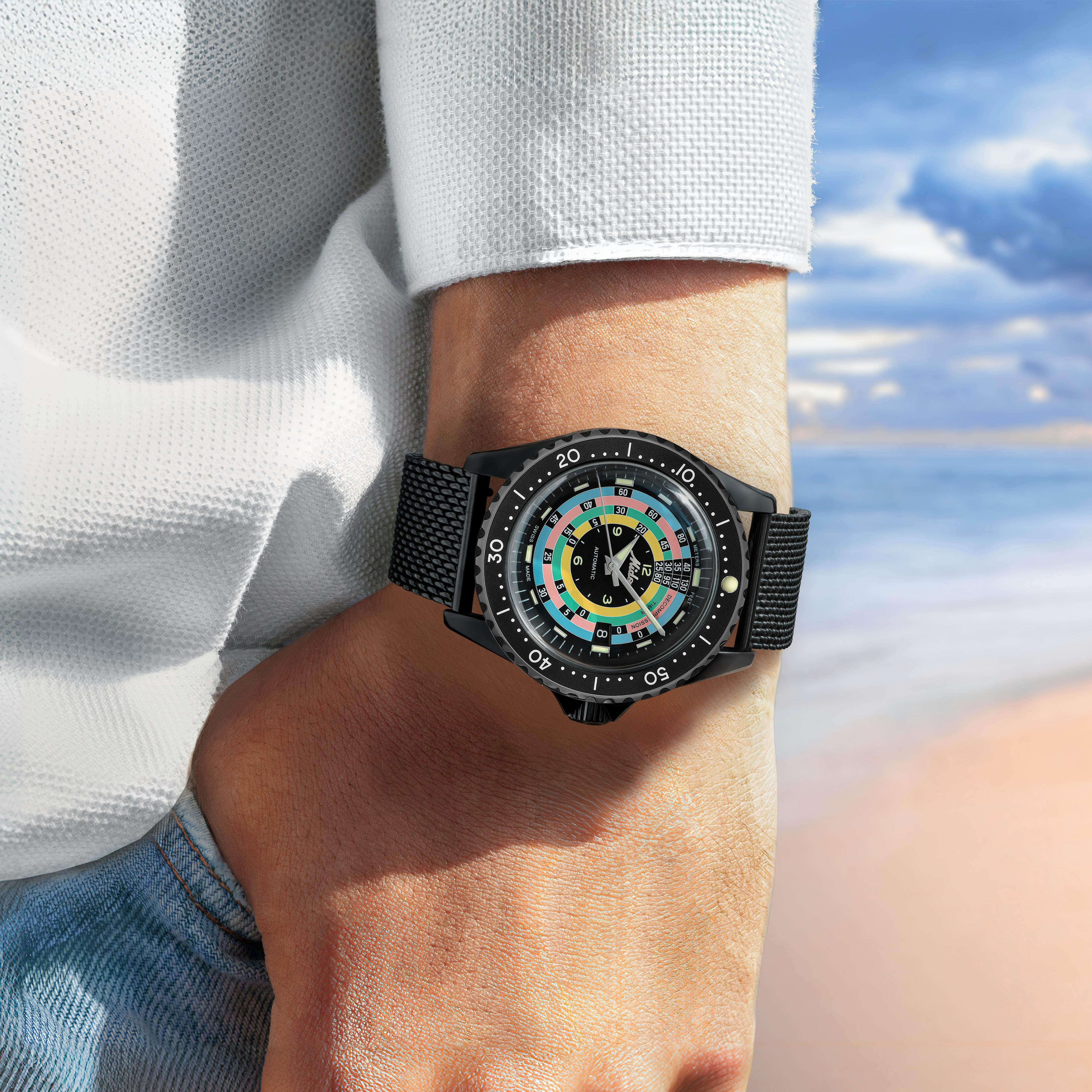 Wristshot of the watch.