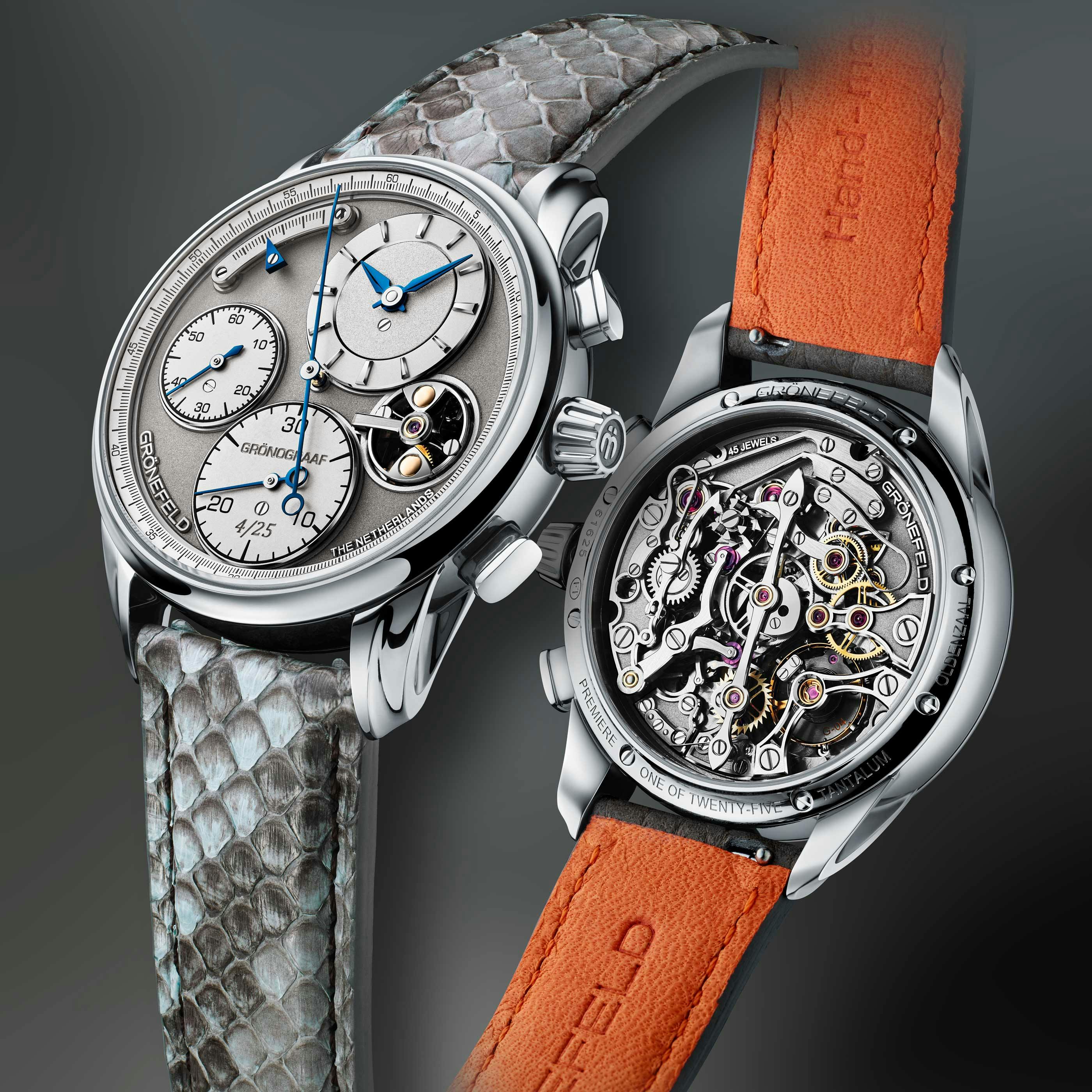 Introducing The Gr nefeld 1941 Gr nograaf The First Ever Chronograph 