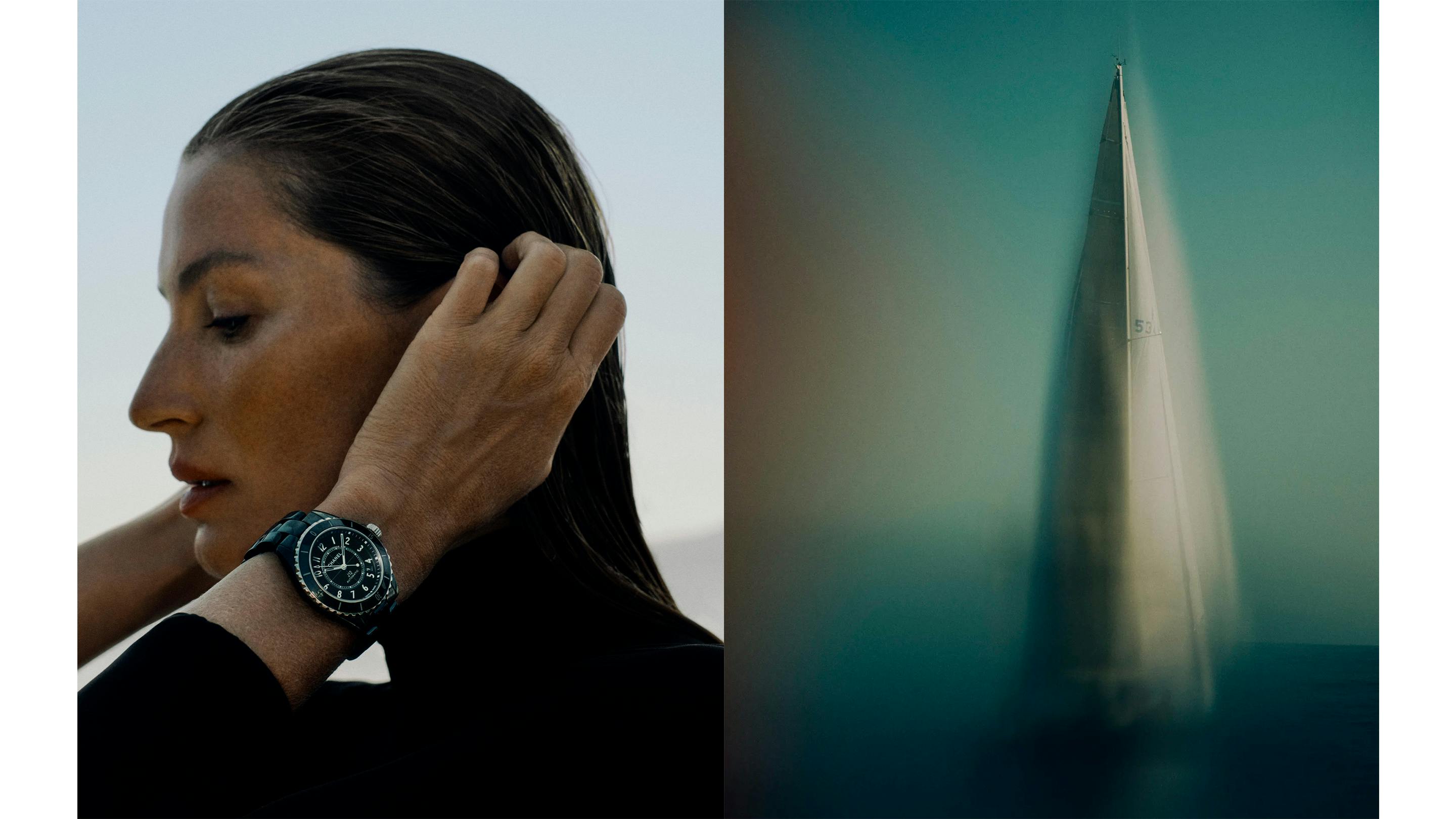 Chanel J12 campaign images