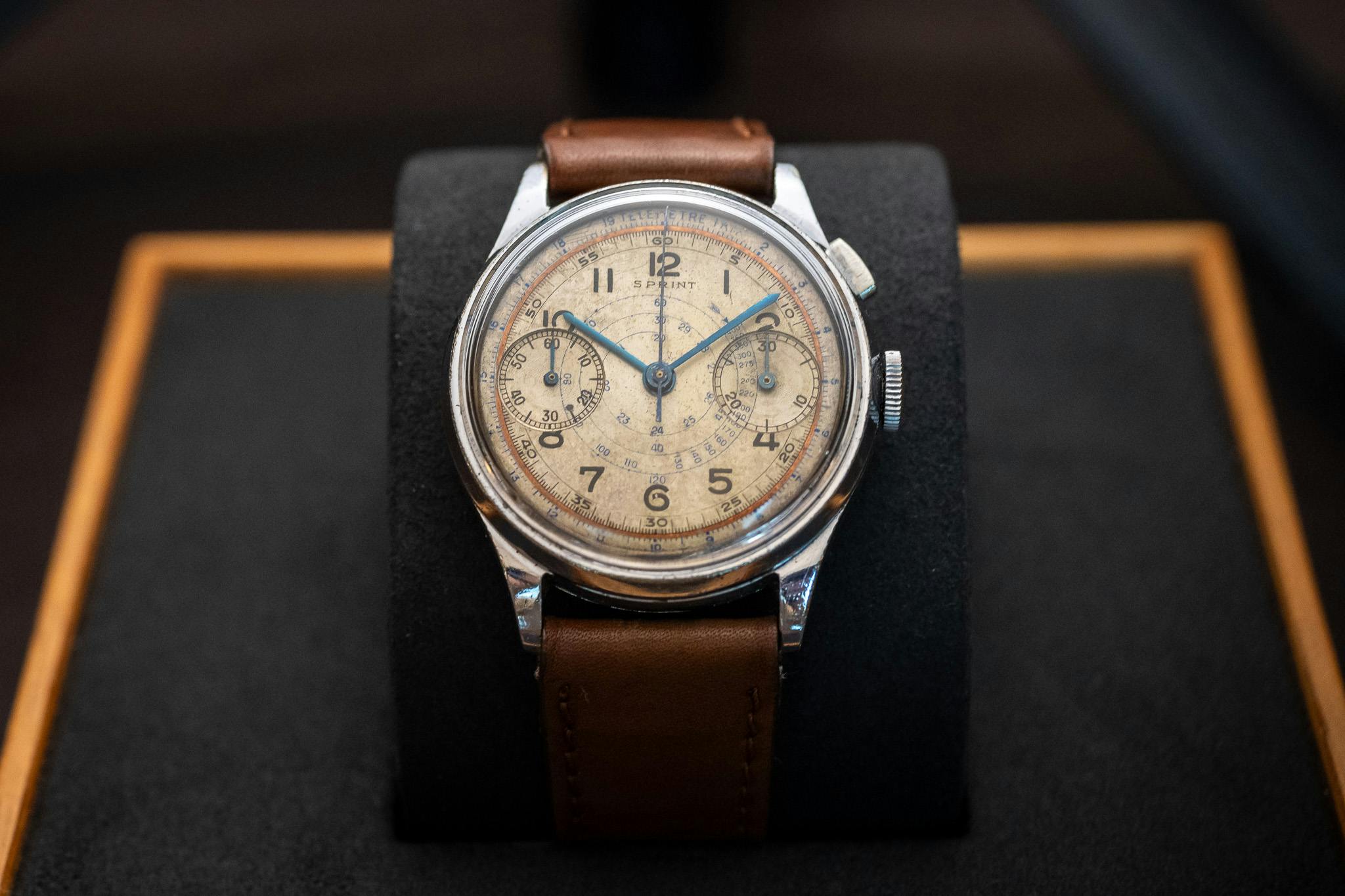 1920s breitling monopusher chronograph