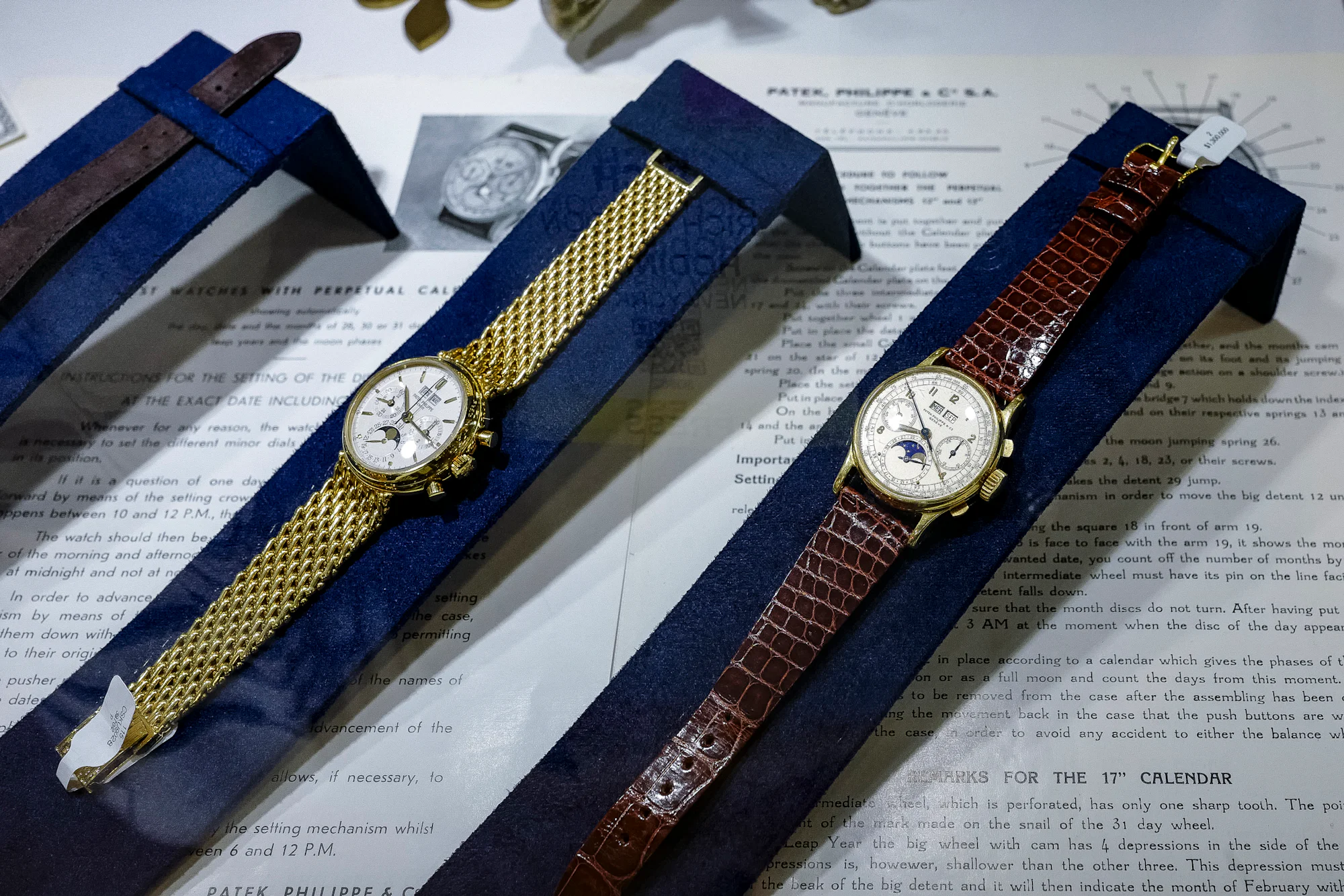 Patek perpetual calendar chronographs