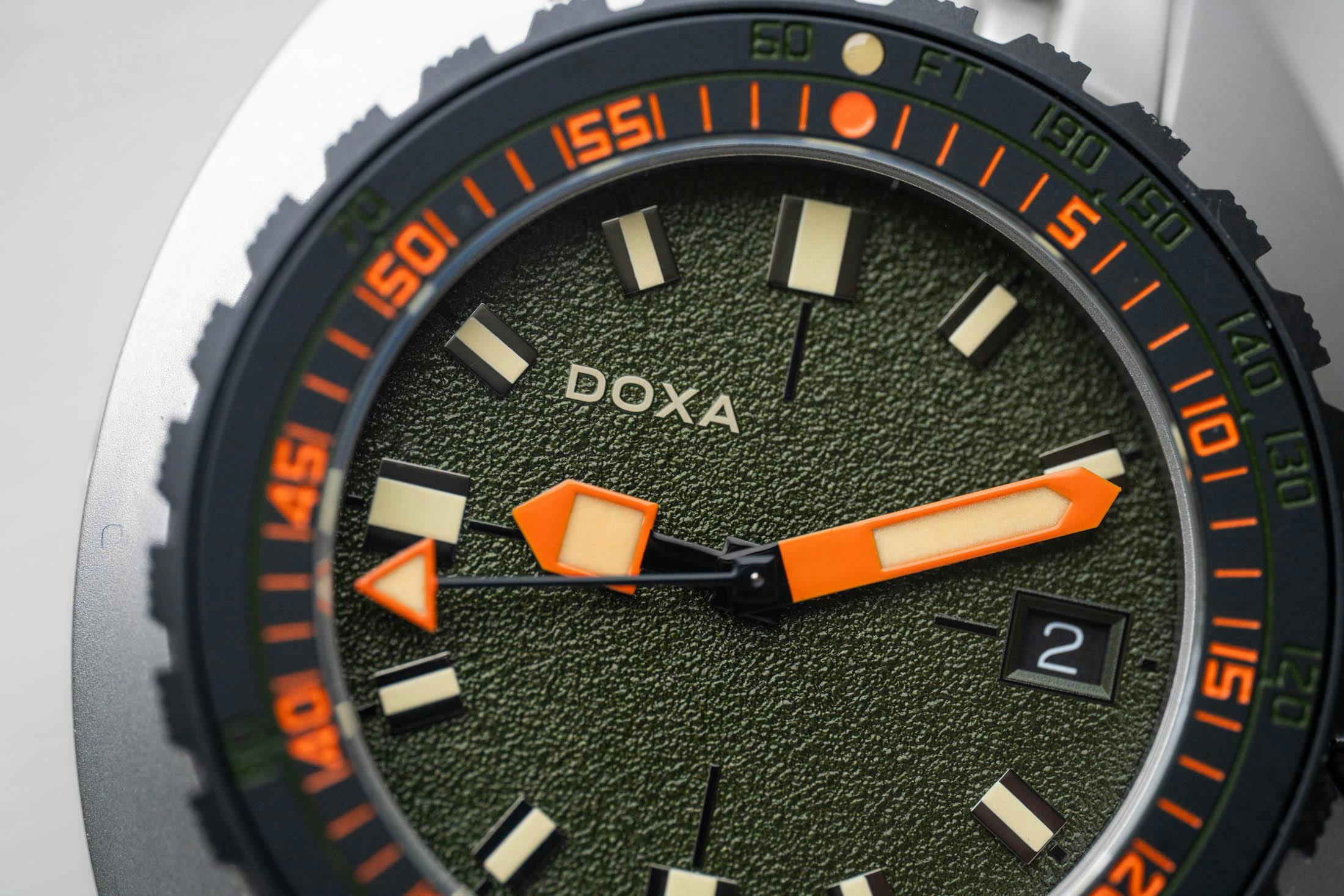 Doxa Sub 300 Frogger Dial Macro