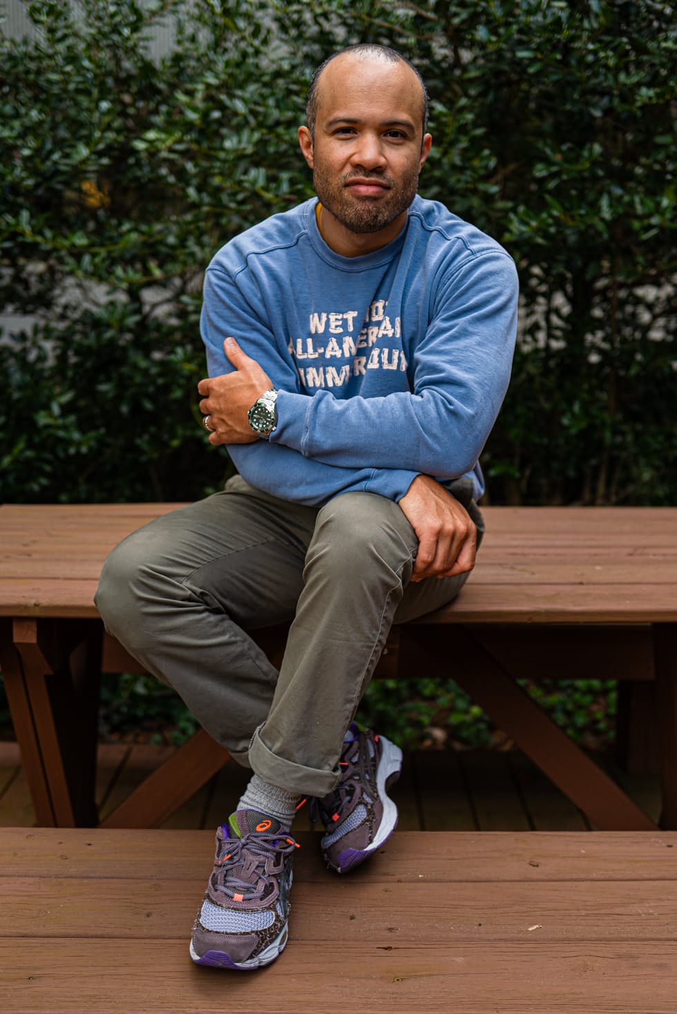 man posing and wearing watch