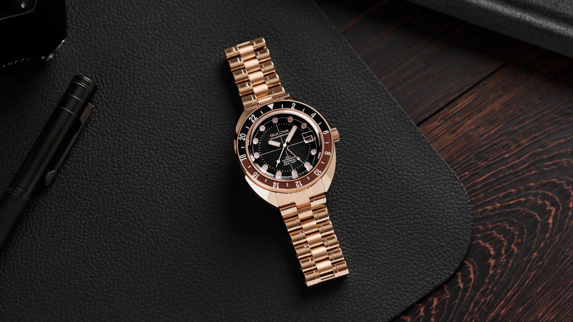 Oceanographer GMT with brown dial