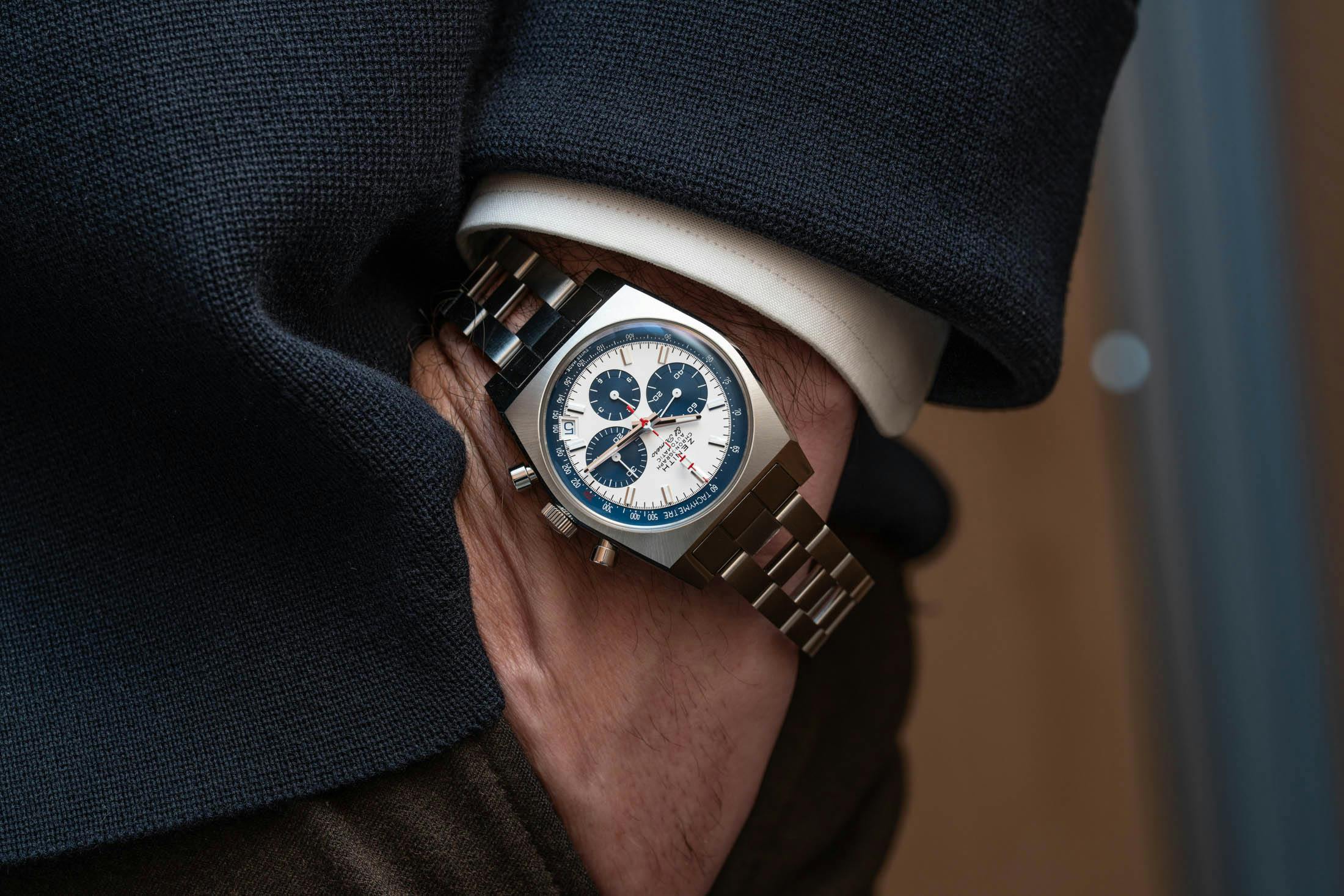 Zenith Liberty II Steel wristshot