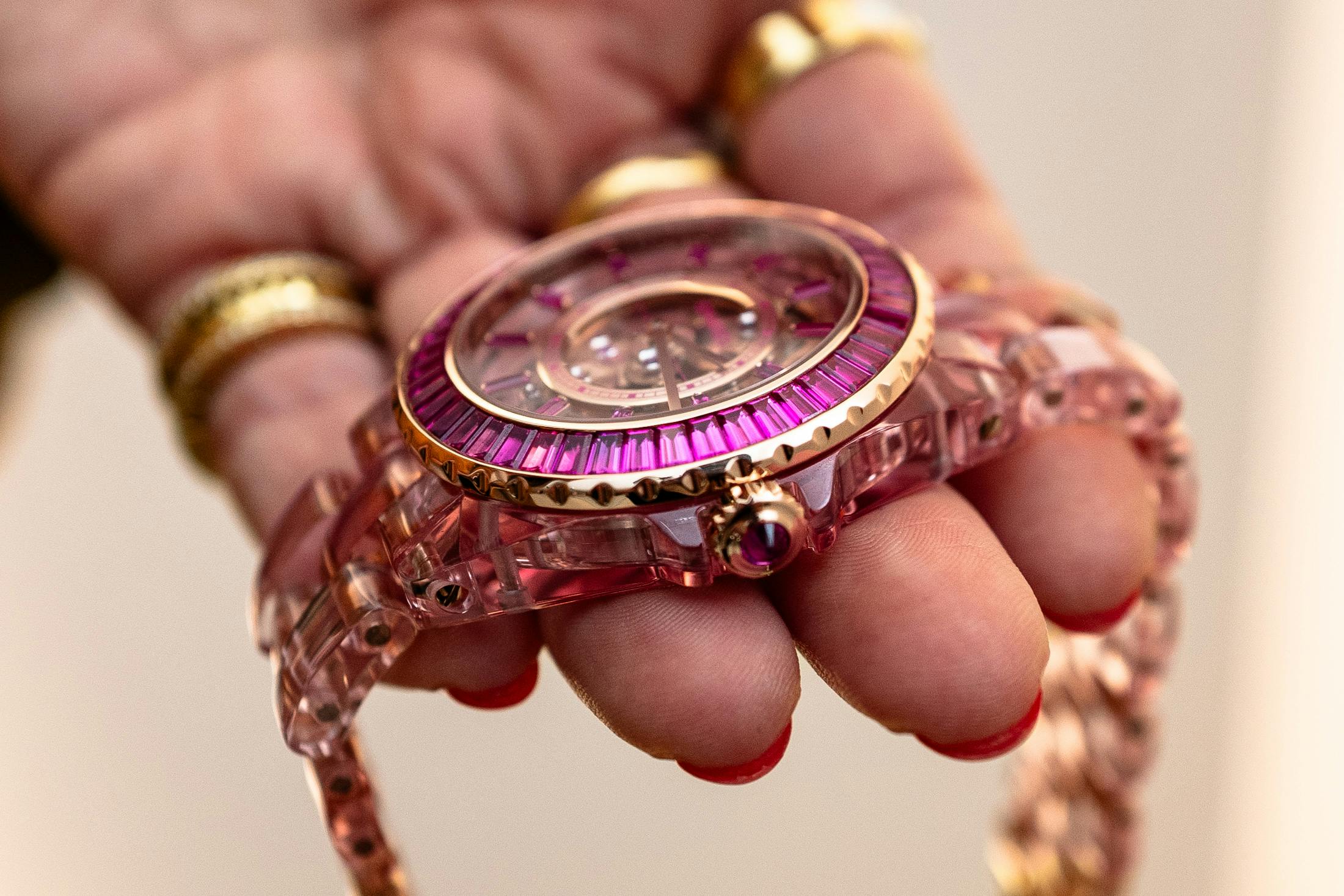 Chanel J12 pink