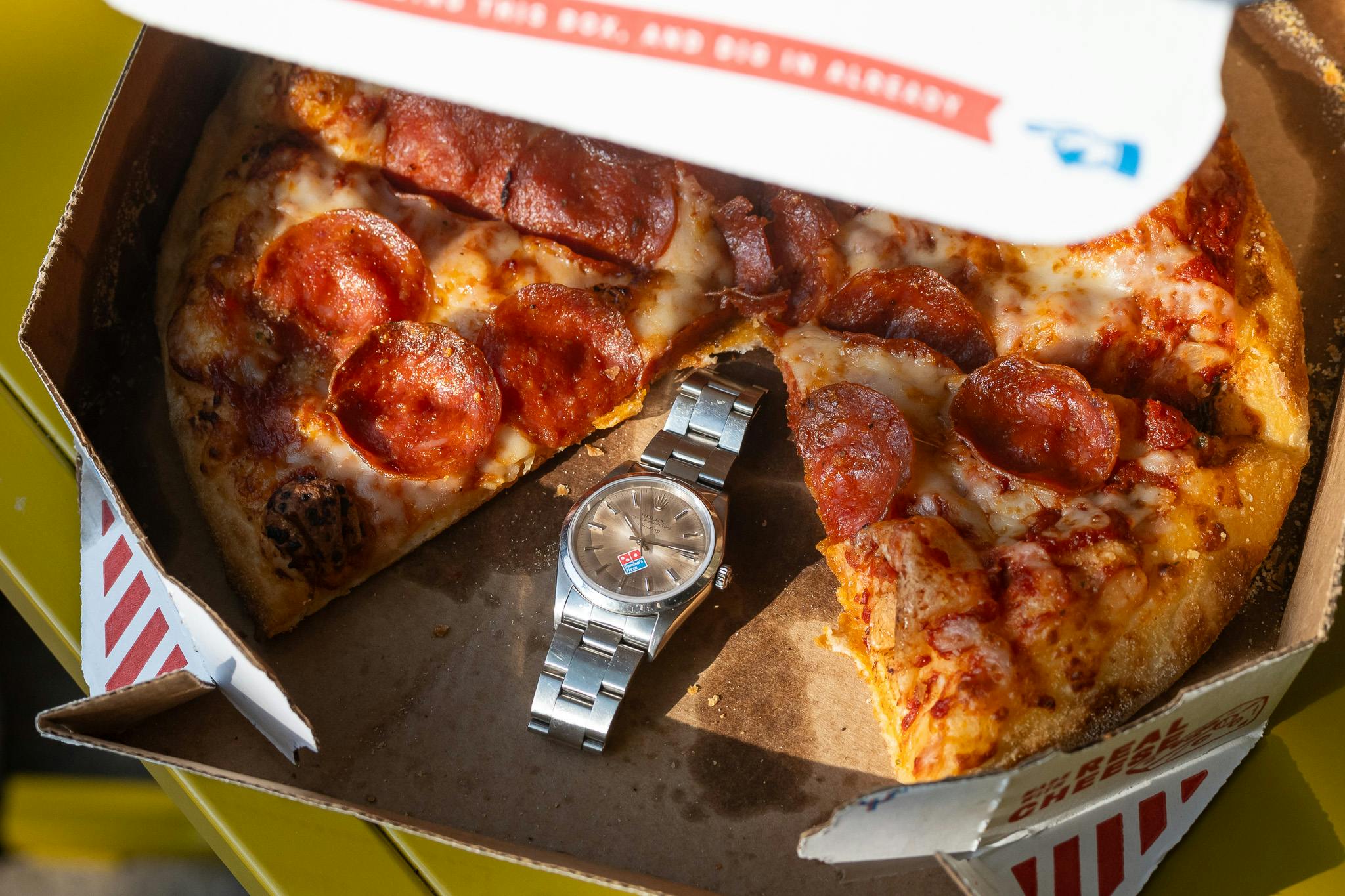rolex dominos air-king watch