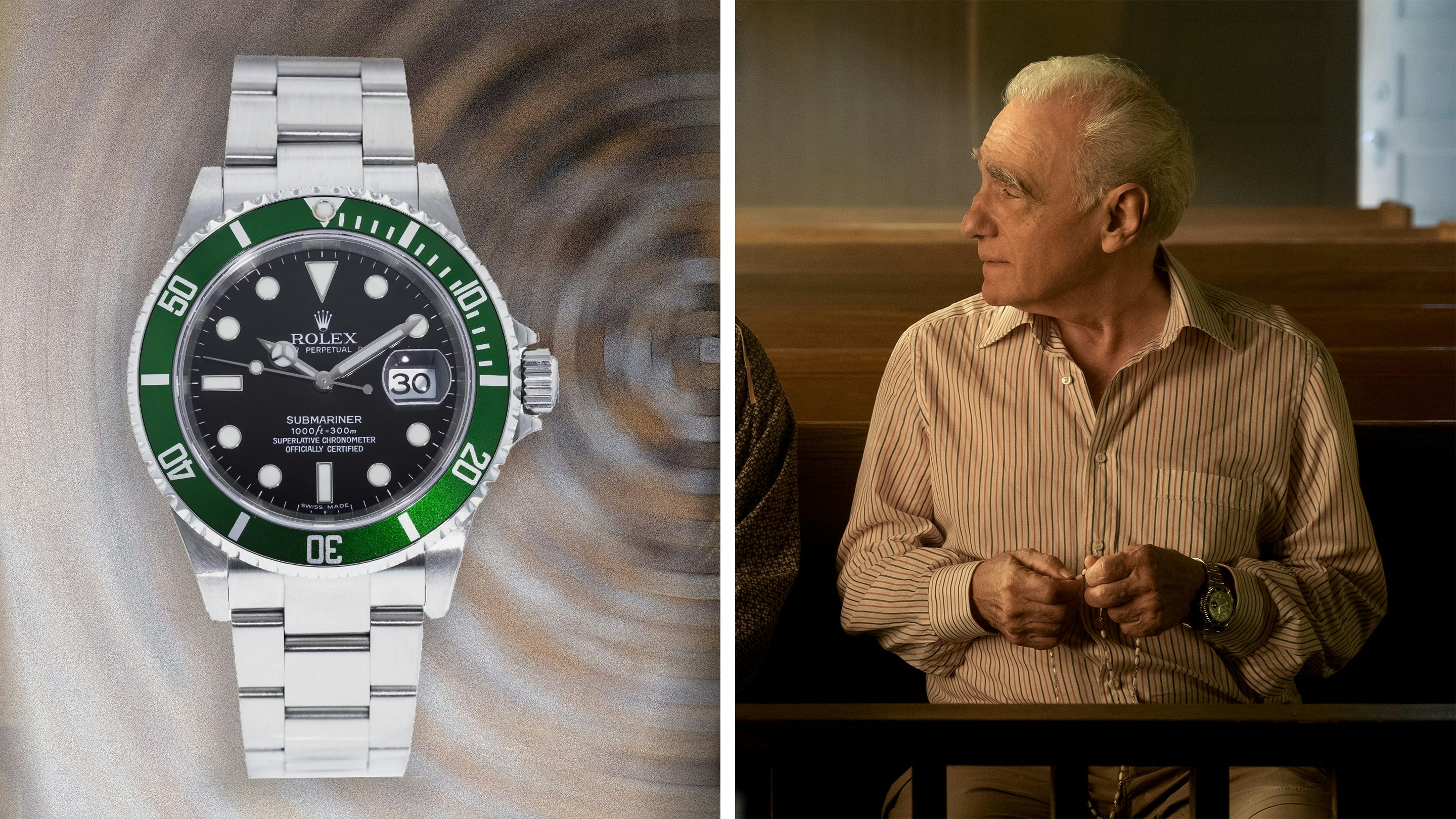 Martin Scorsese Wore A Special Green Rolex Submariner While