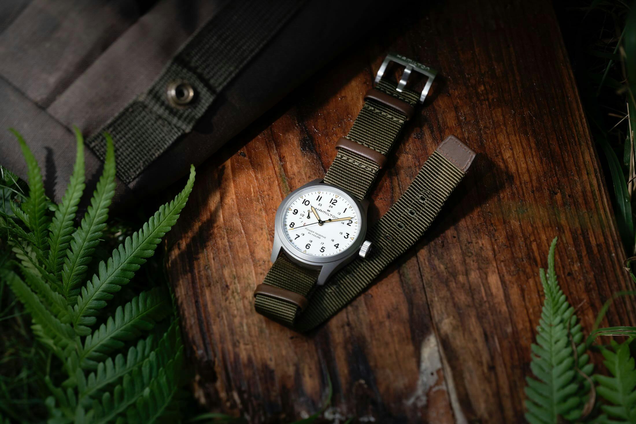 Khaki Field Power Reserve White Dial Lifestyle
