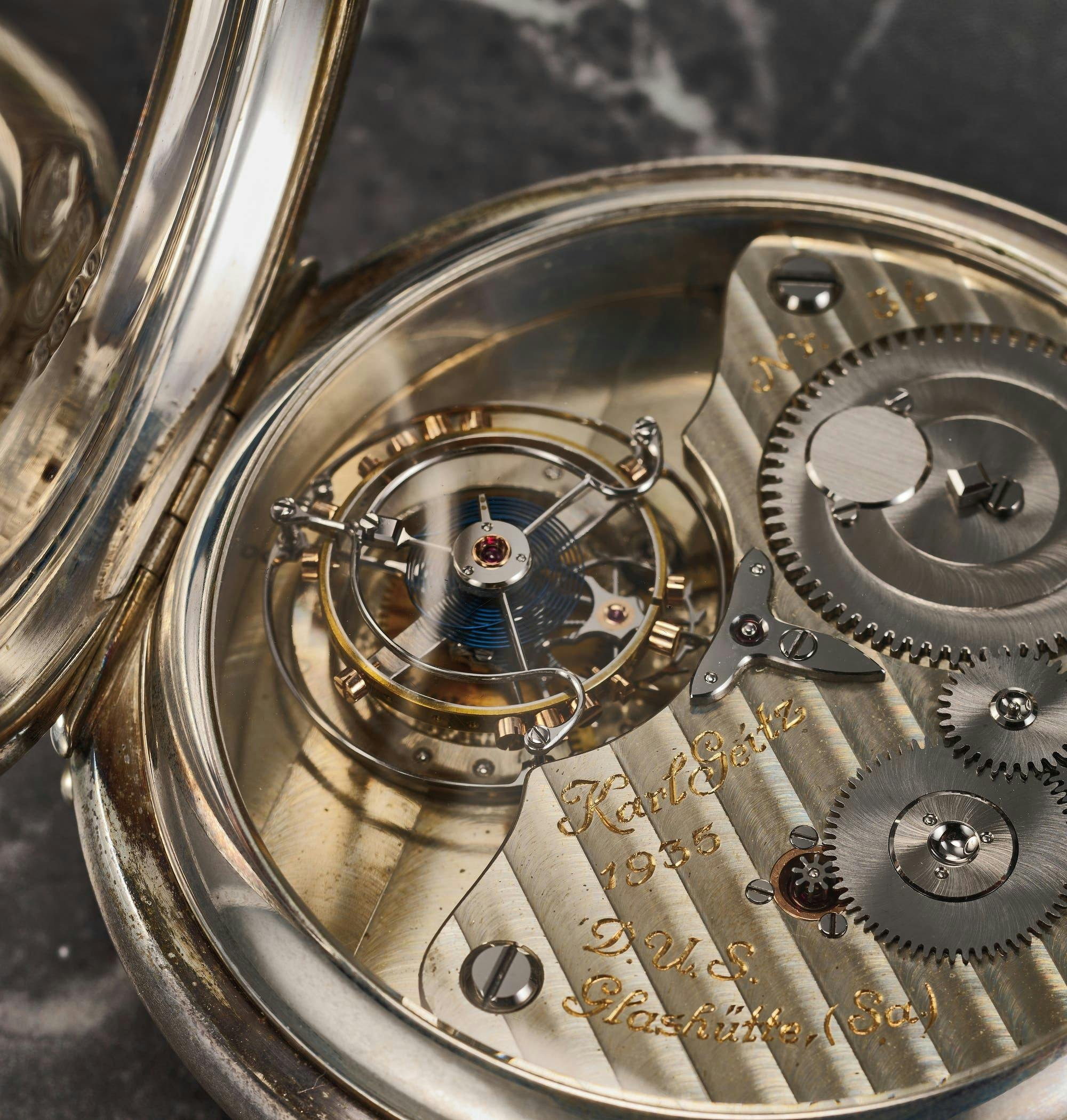 Karl Geitz "Flying Tourbillon with Spring Detent Escapement"