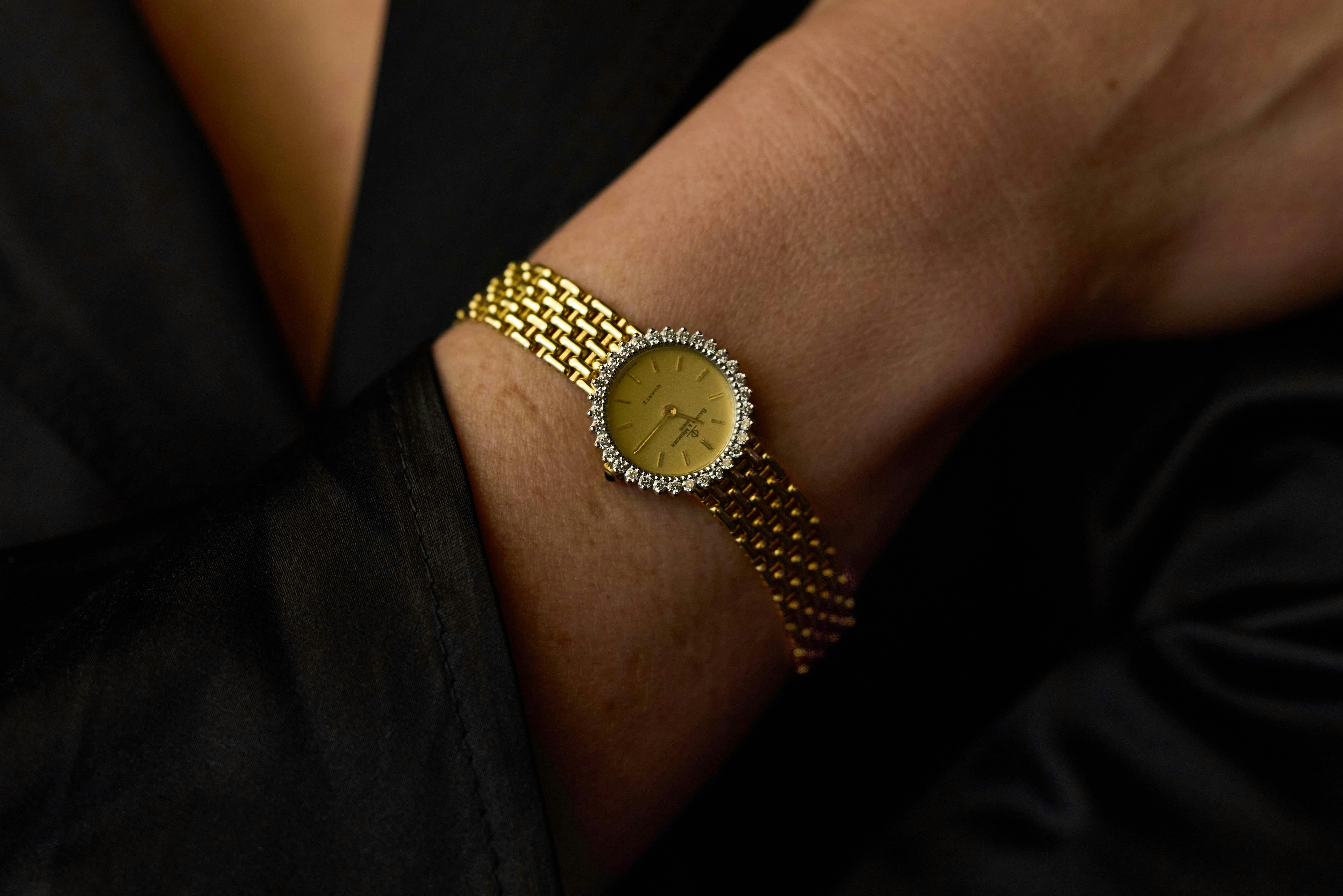 Wearing vintage Baume & Mercier