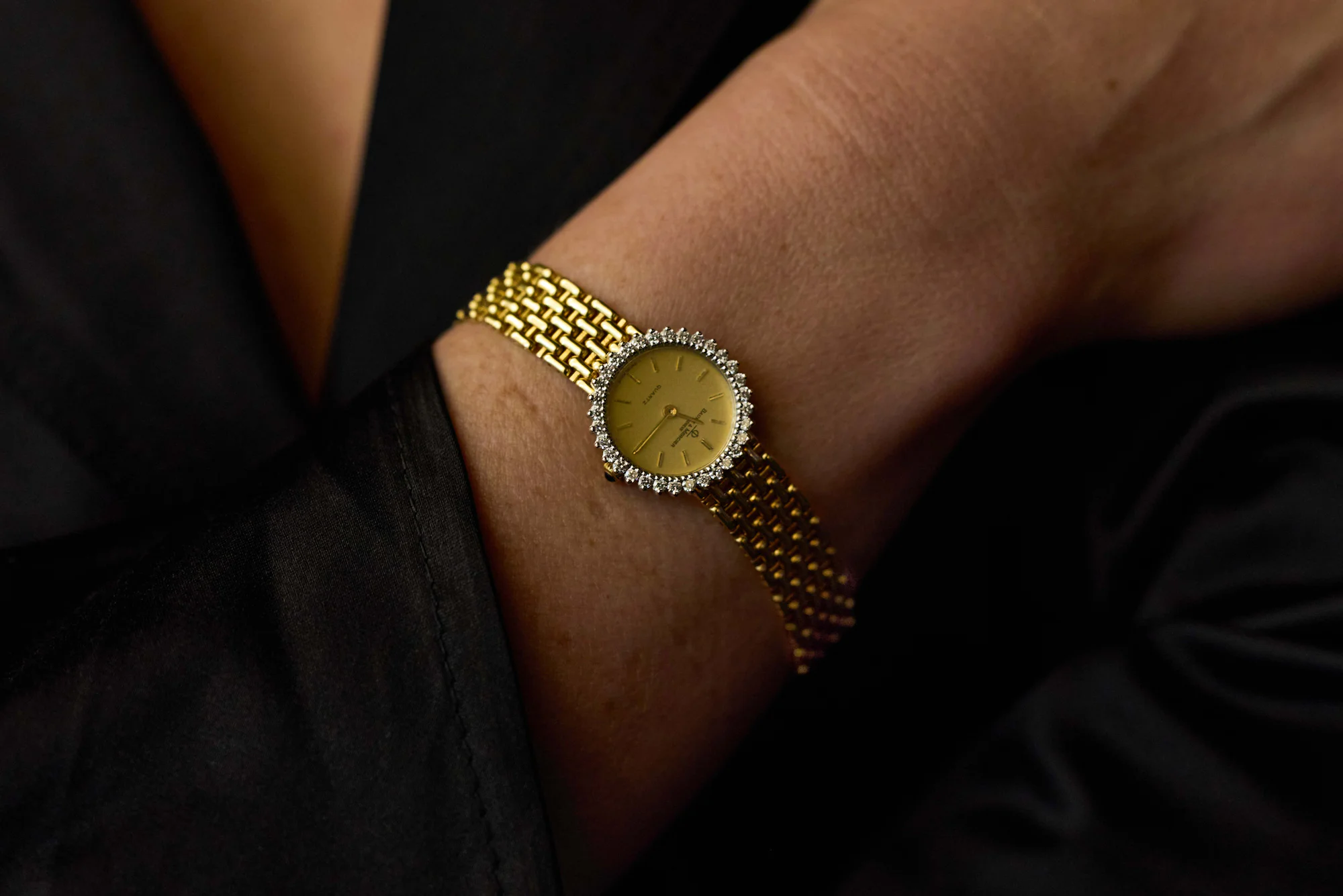 Wearing vintage Baume & Mercier